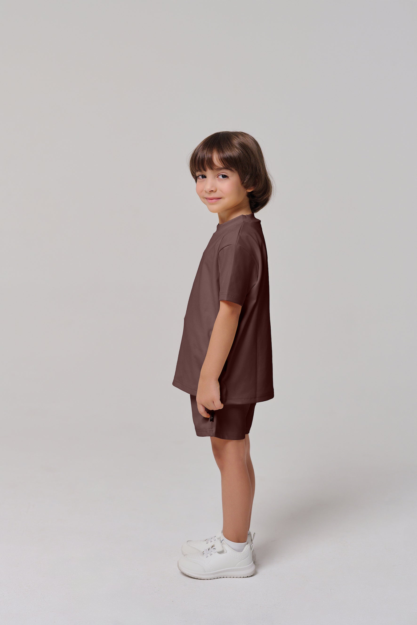 MULU Classic Kids DryFit Shorts - Brown