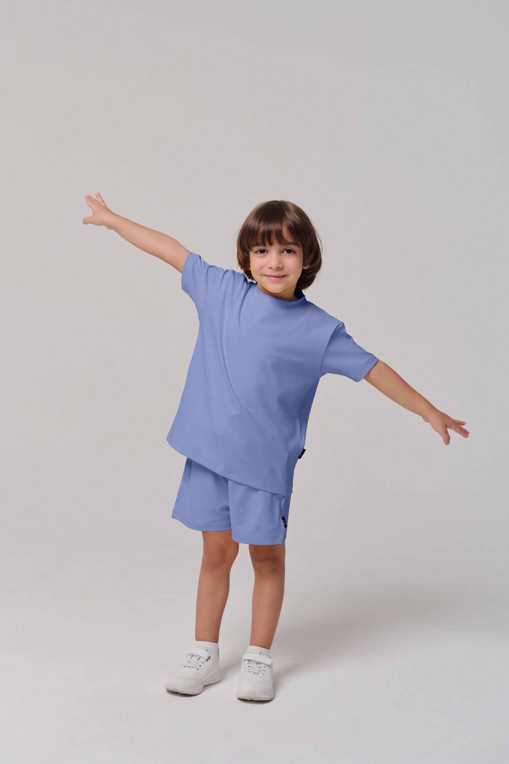 MULU Classic Kids DryFit Shorts - Light Blue