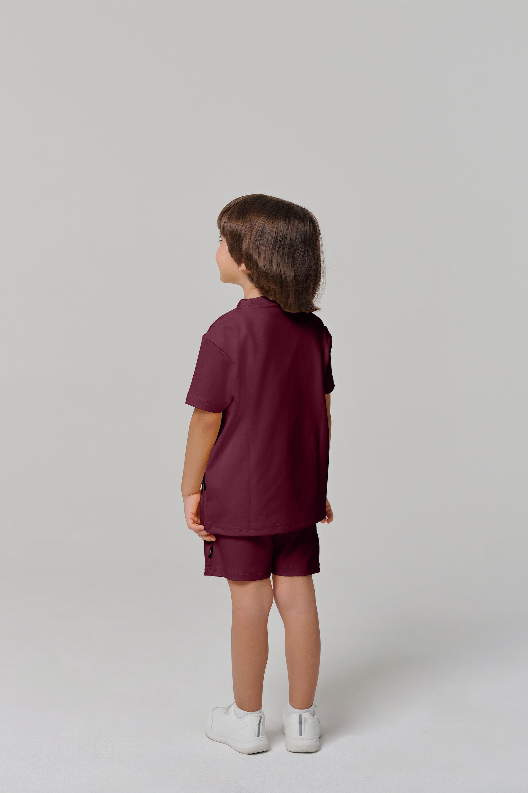 MULU Classic Kids DryFit Shorts - Maroon