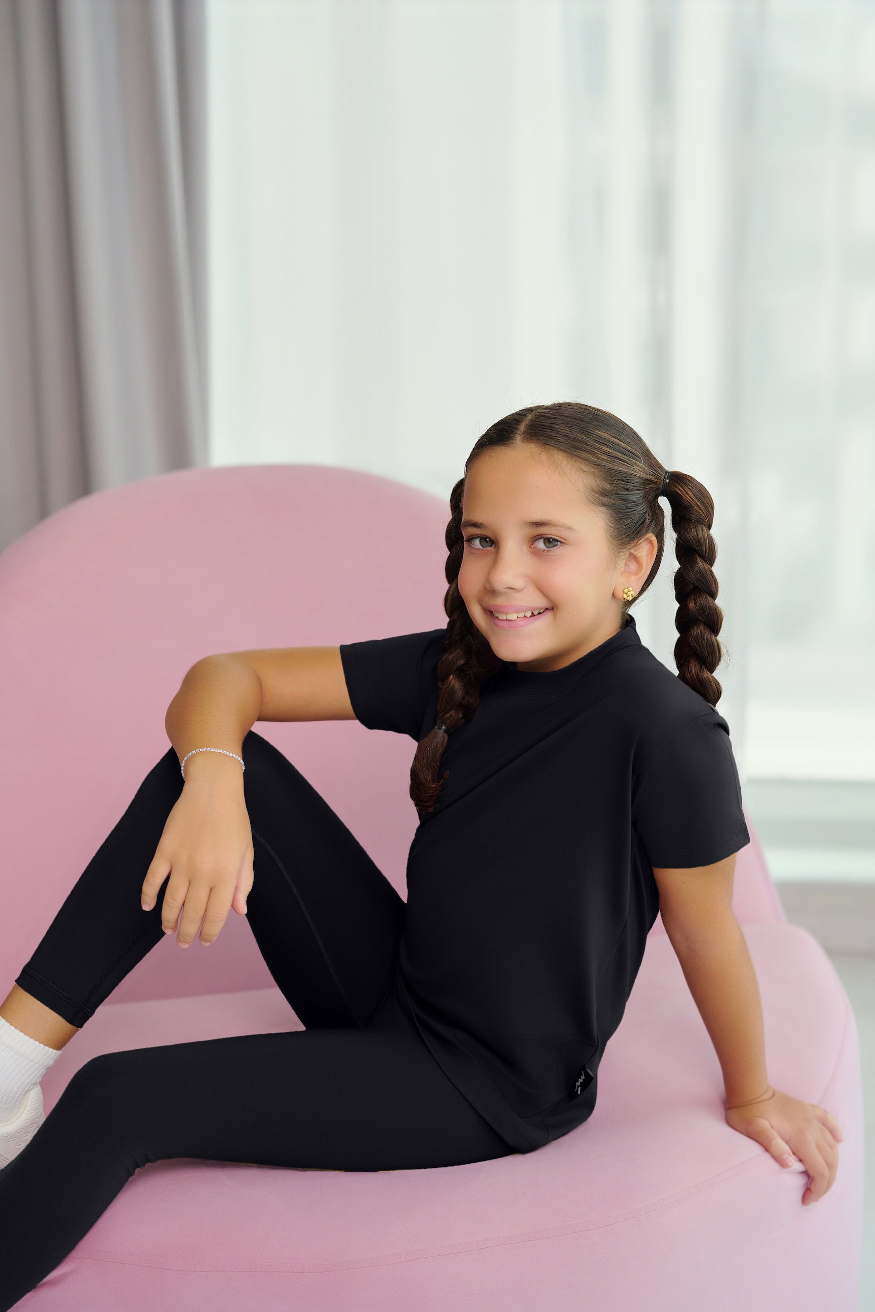 MULU Classic Kids DryFit Leggings - Black