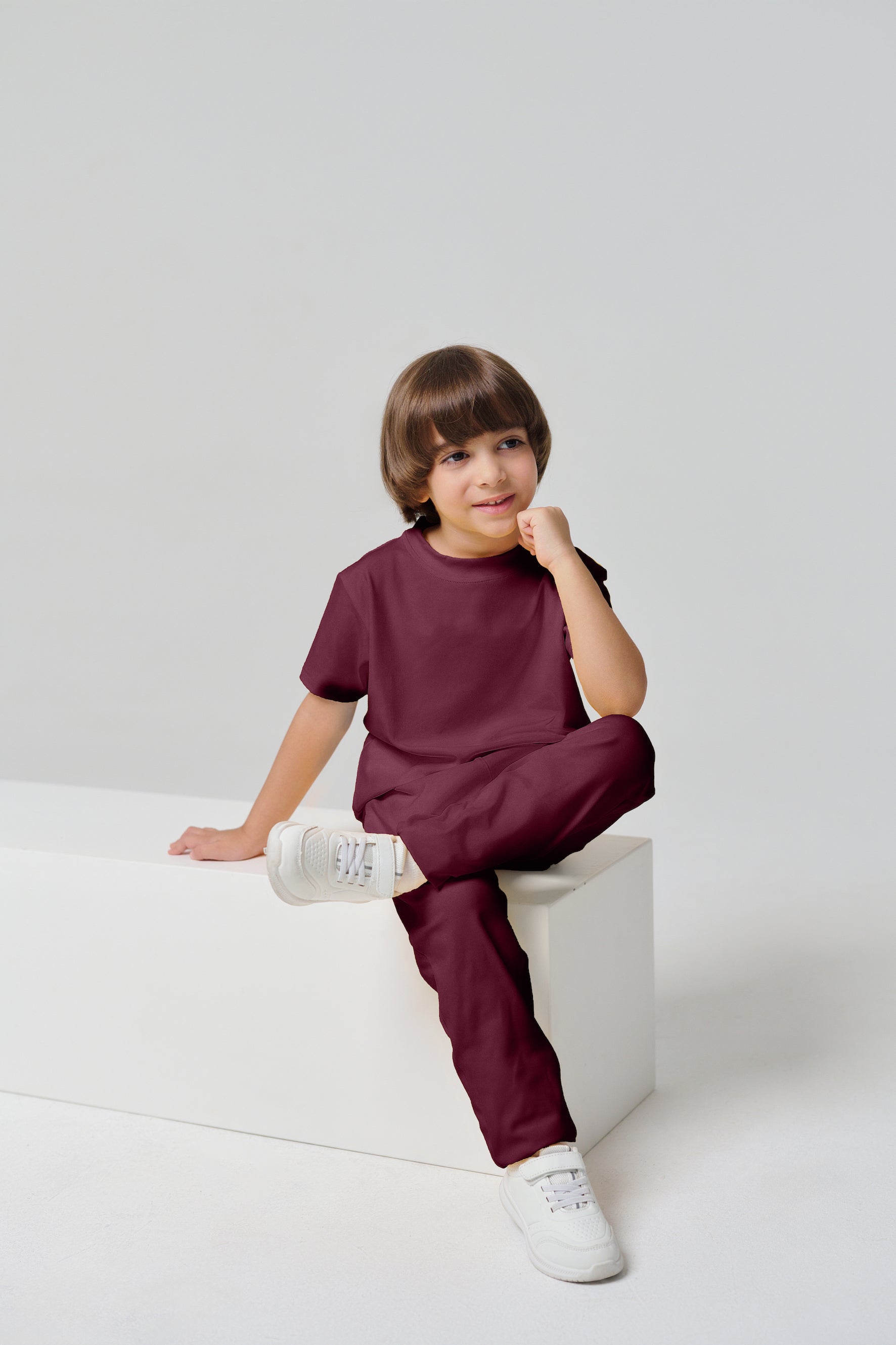 MULU Classic Kids DryFit Pants - Maroon