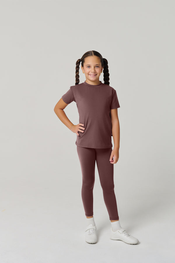 MULU Classic Unisex Kids T-shirt - Brown