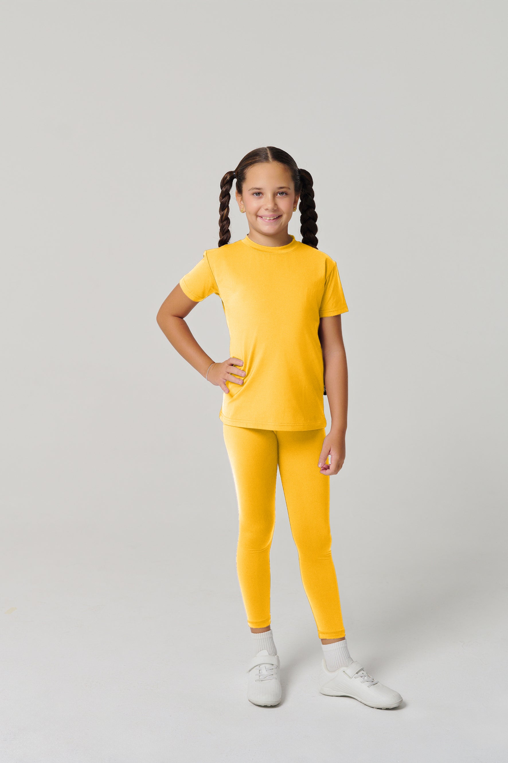 MULU Classic Kids DryFit Leggings - Yellow