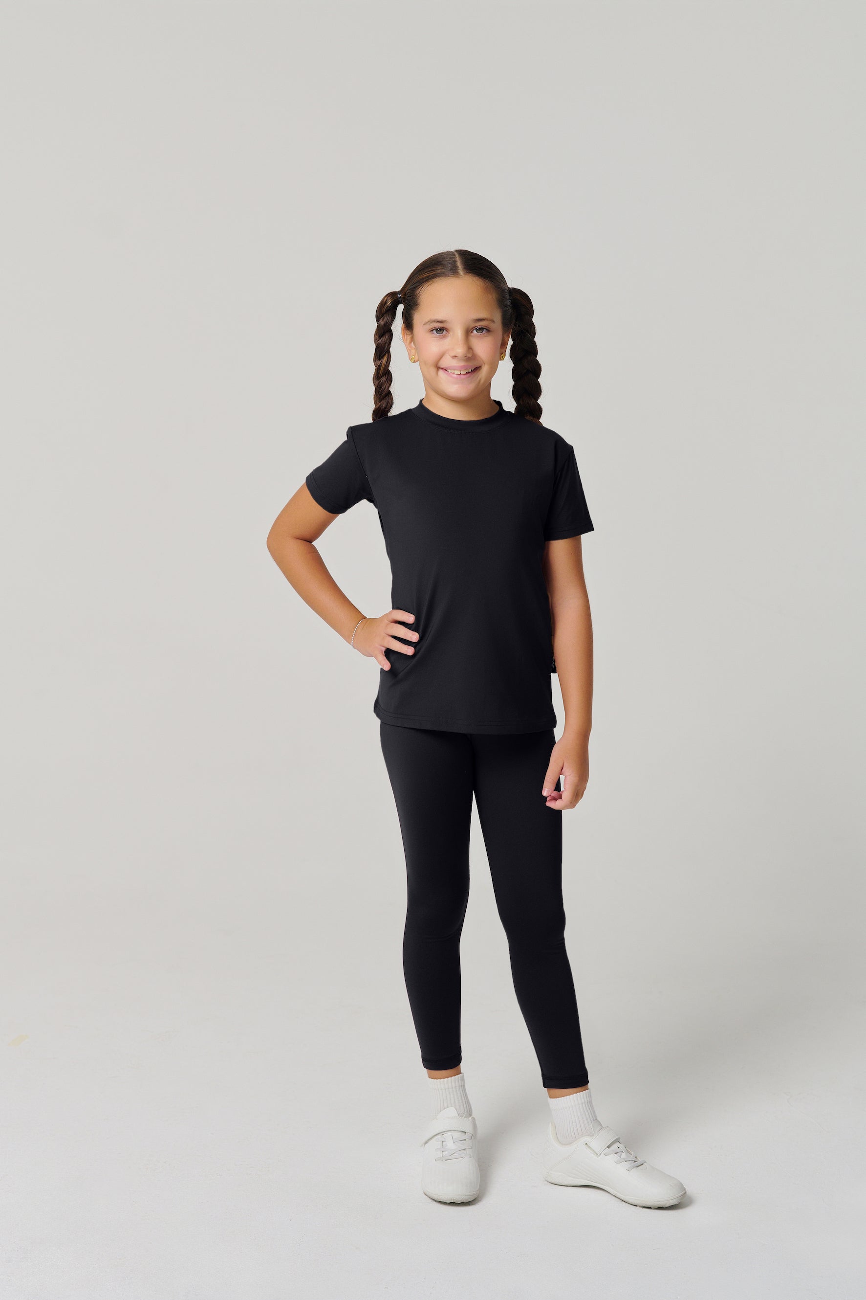 MULU Classic Kids DryFit Leggings - Black