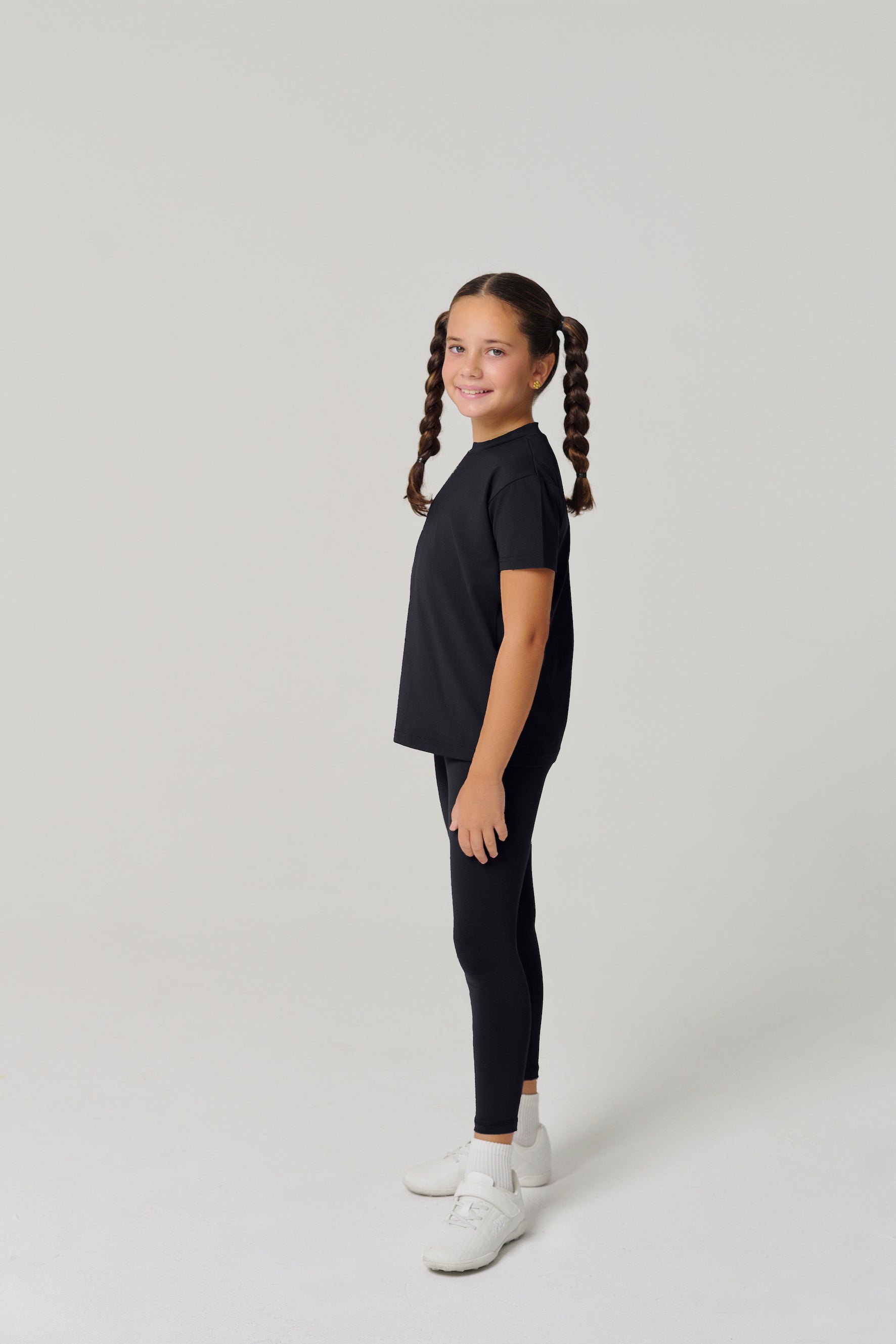 MULU Classic Kids DryFit Leggings - Black
