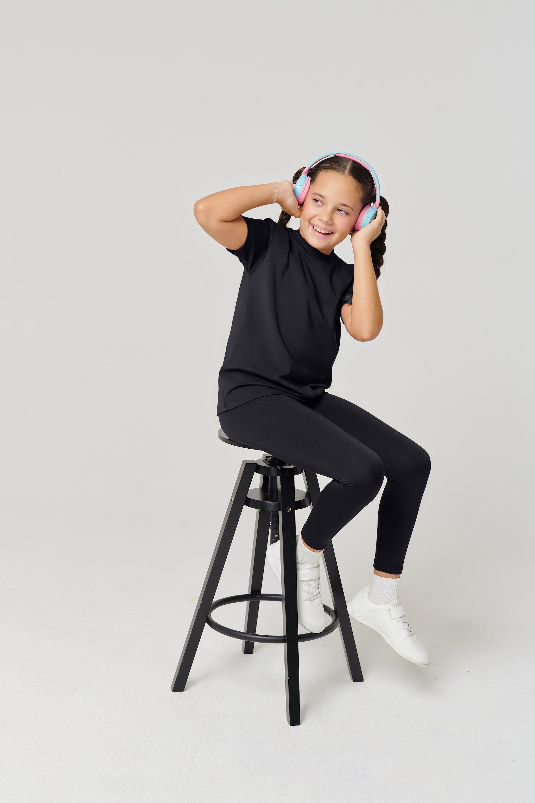 MULU Classic Kids DryFit Leggings - Black