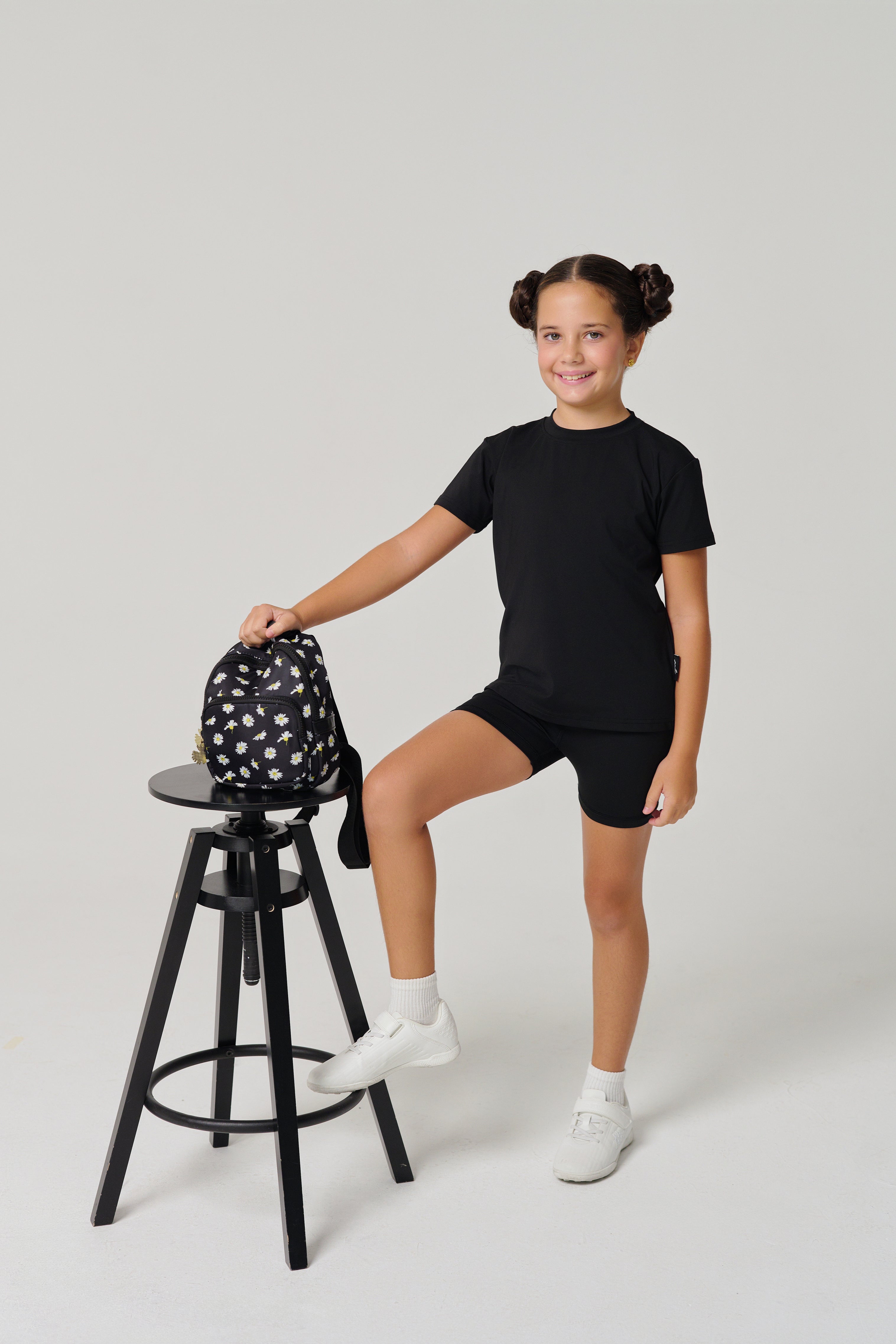 MULU Classic Unisex Kids DryFit T-shirt - Black