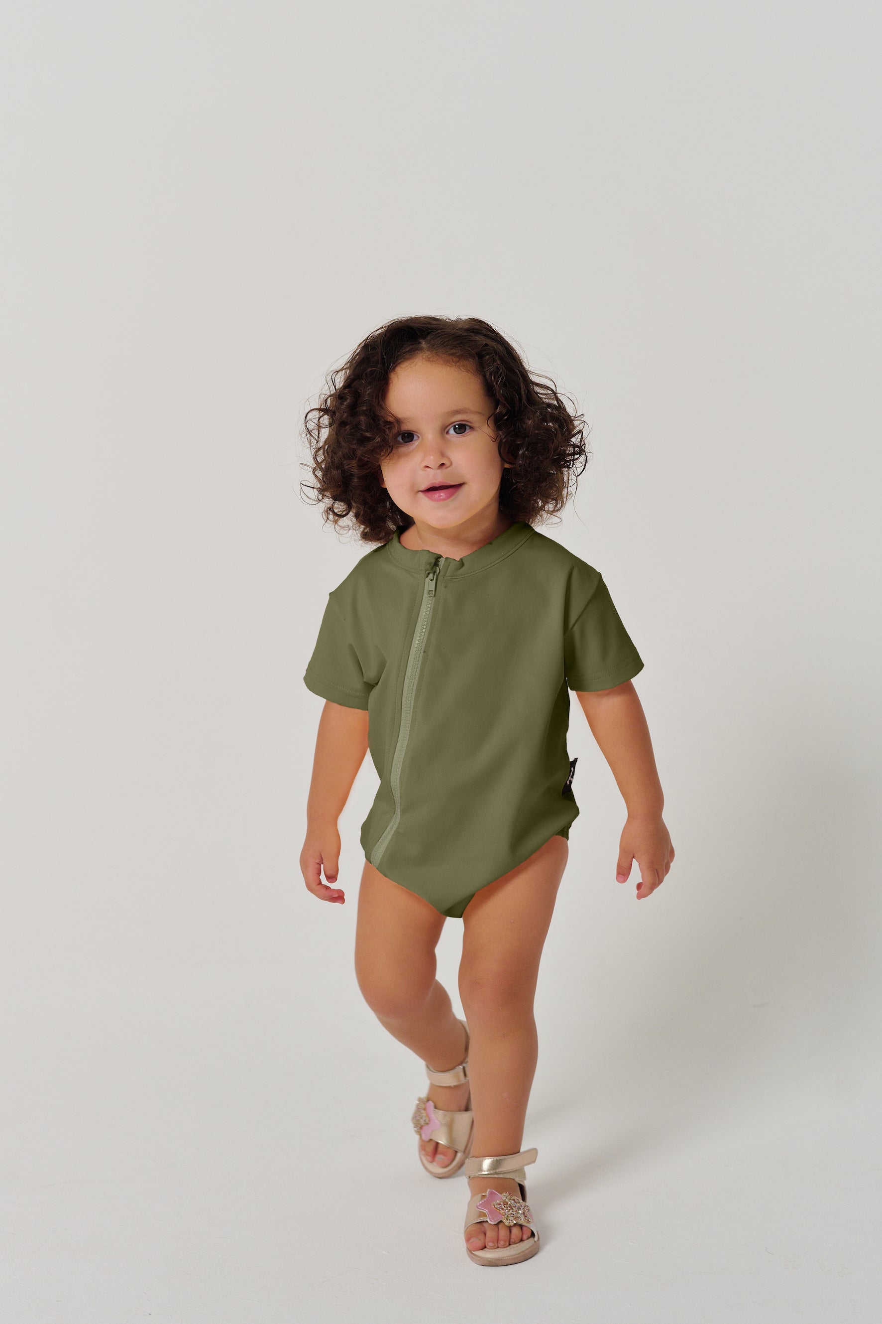 MULU Classic Unisex Baby DryFit Romper - Green