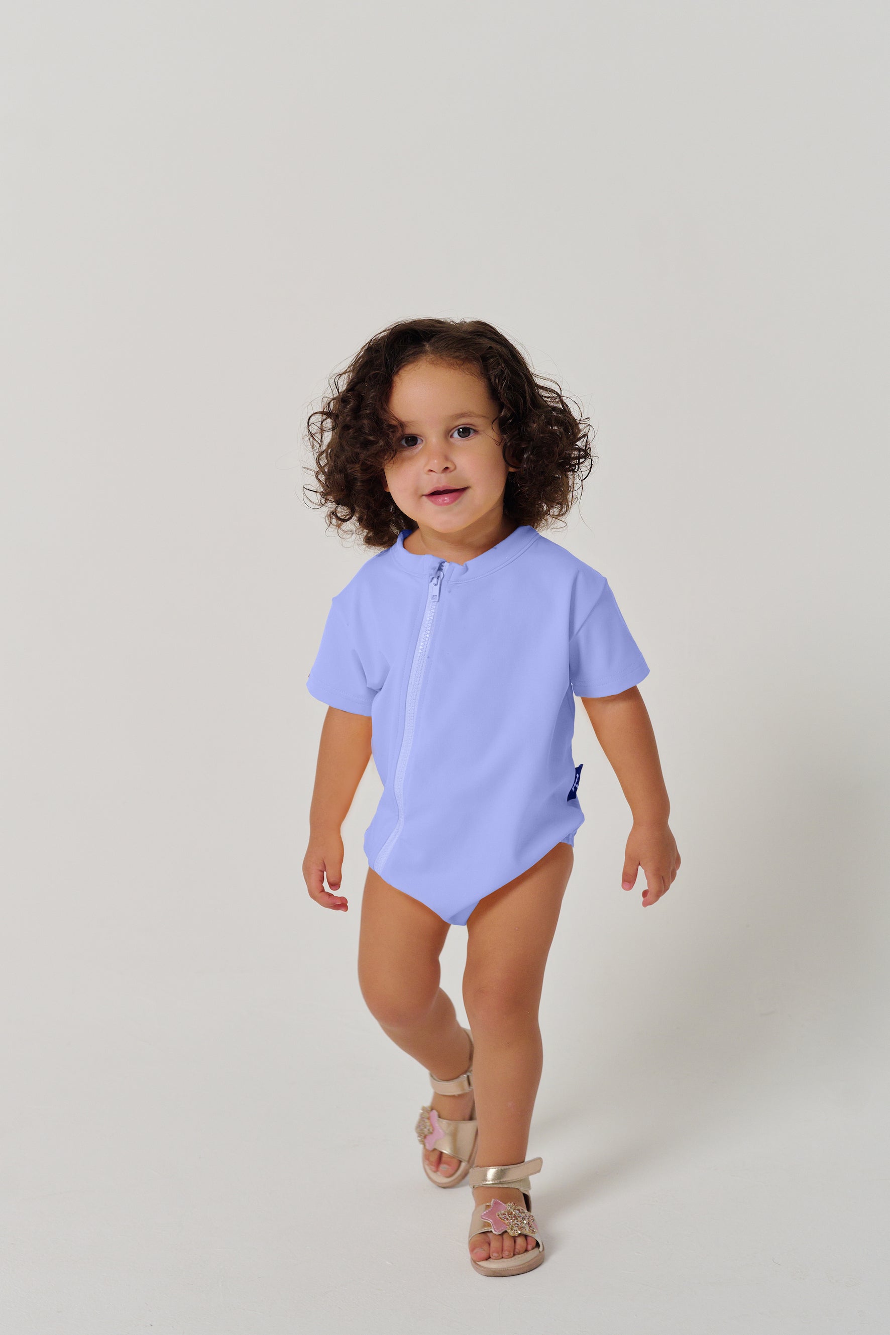 MULU Classic Unisex Baby DryFit Romper - Light Blue