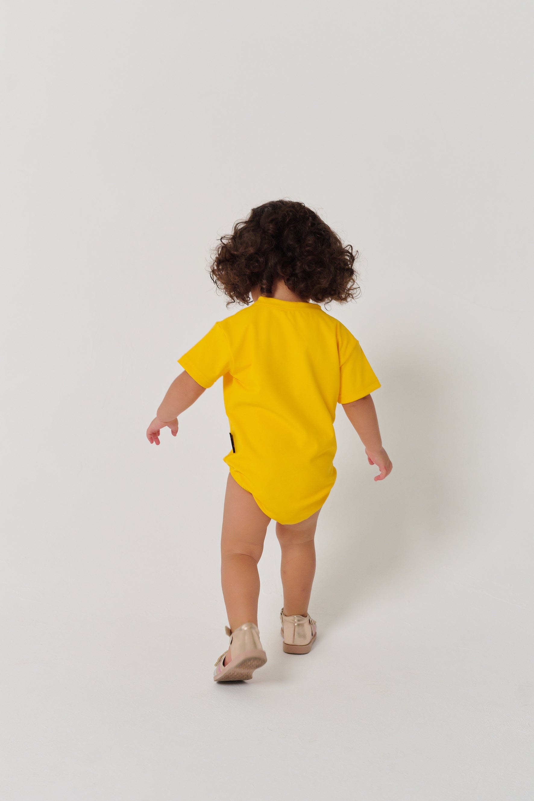 MULU Classic Unisex Baby DryFit Romper - Yellow