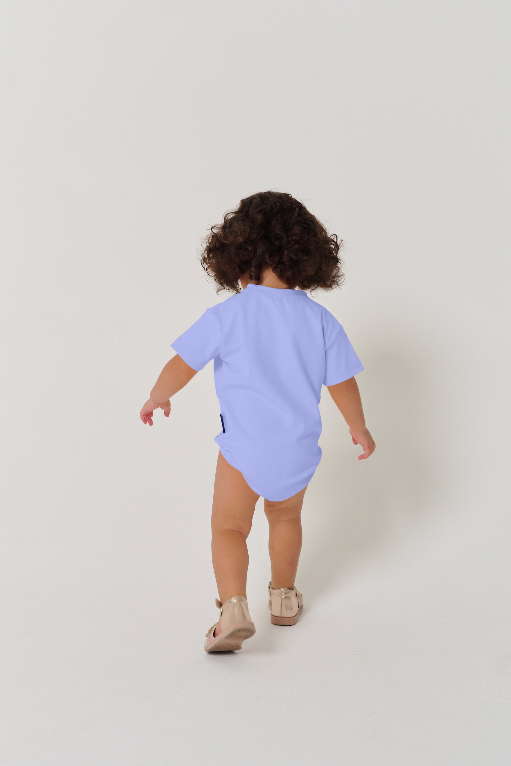 MULU Classic Unisex Baby DryFit Romper - Light Blue