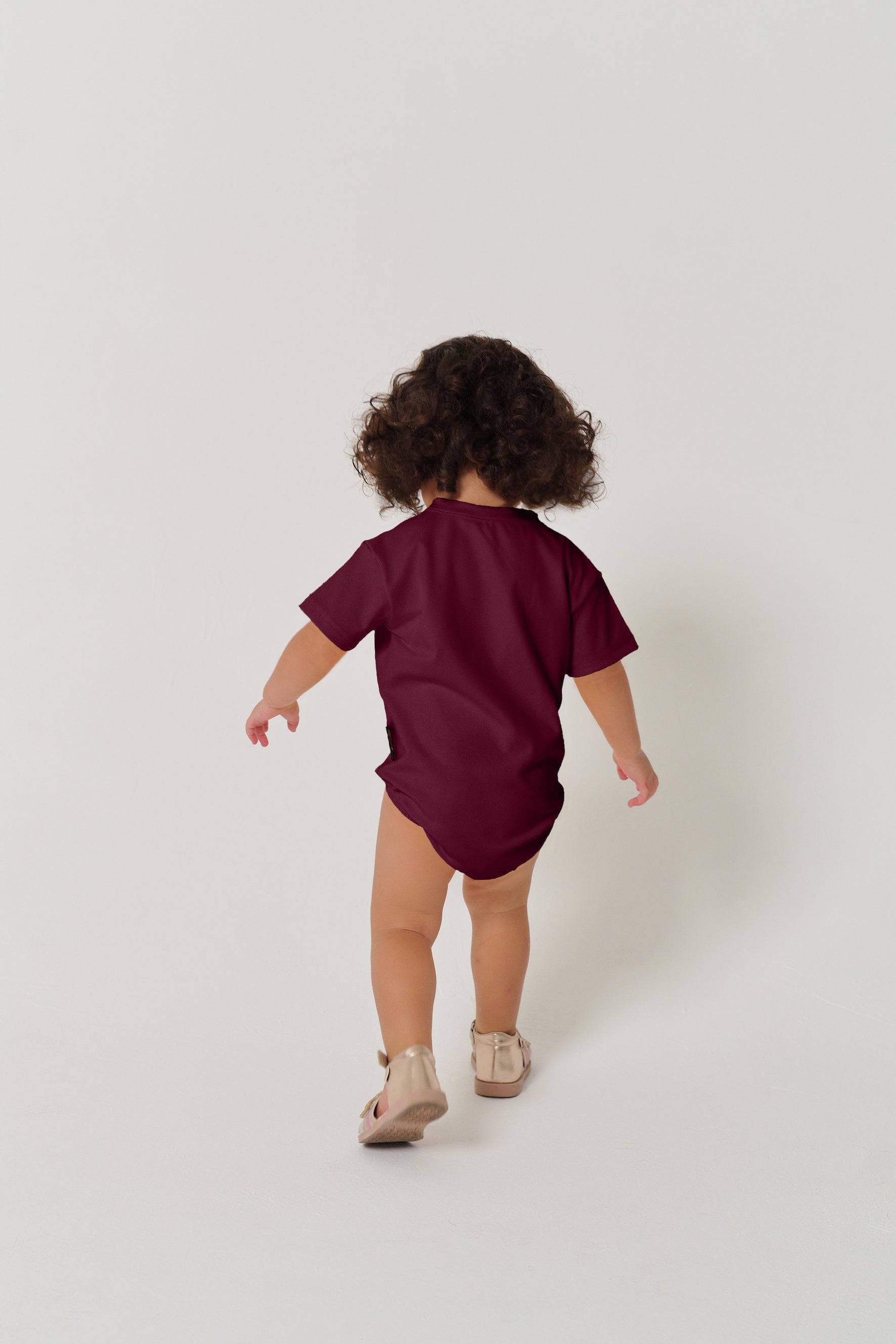MULU Classic Unisex Baby DryFit Romper - Maroon