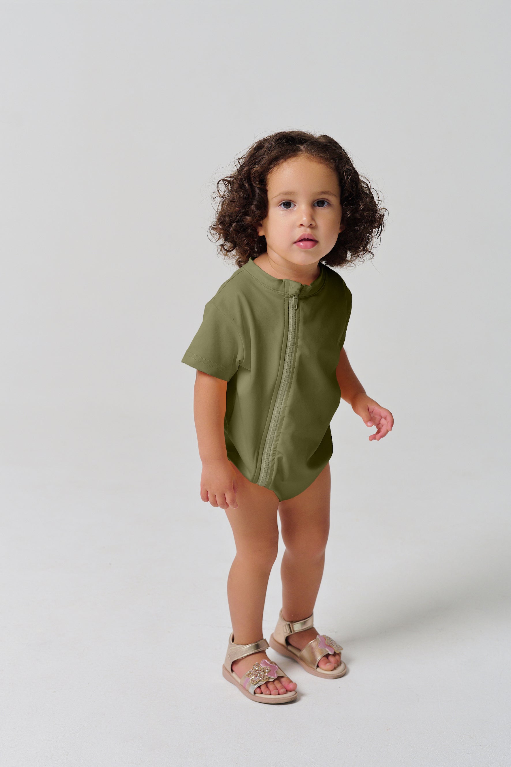 MULU Classic Unisex Baby DryFit Romper - Green