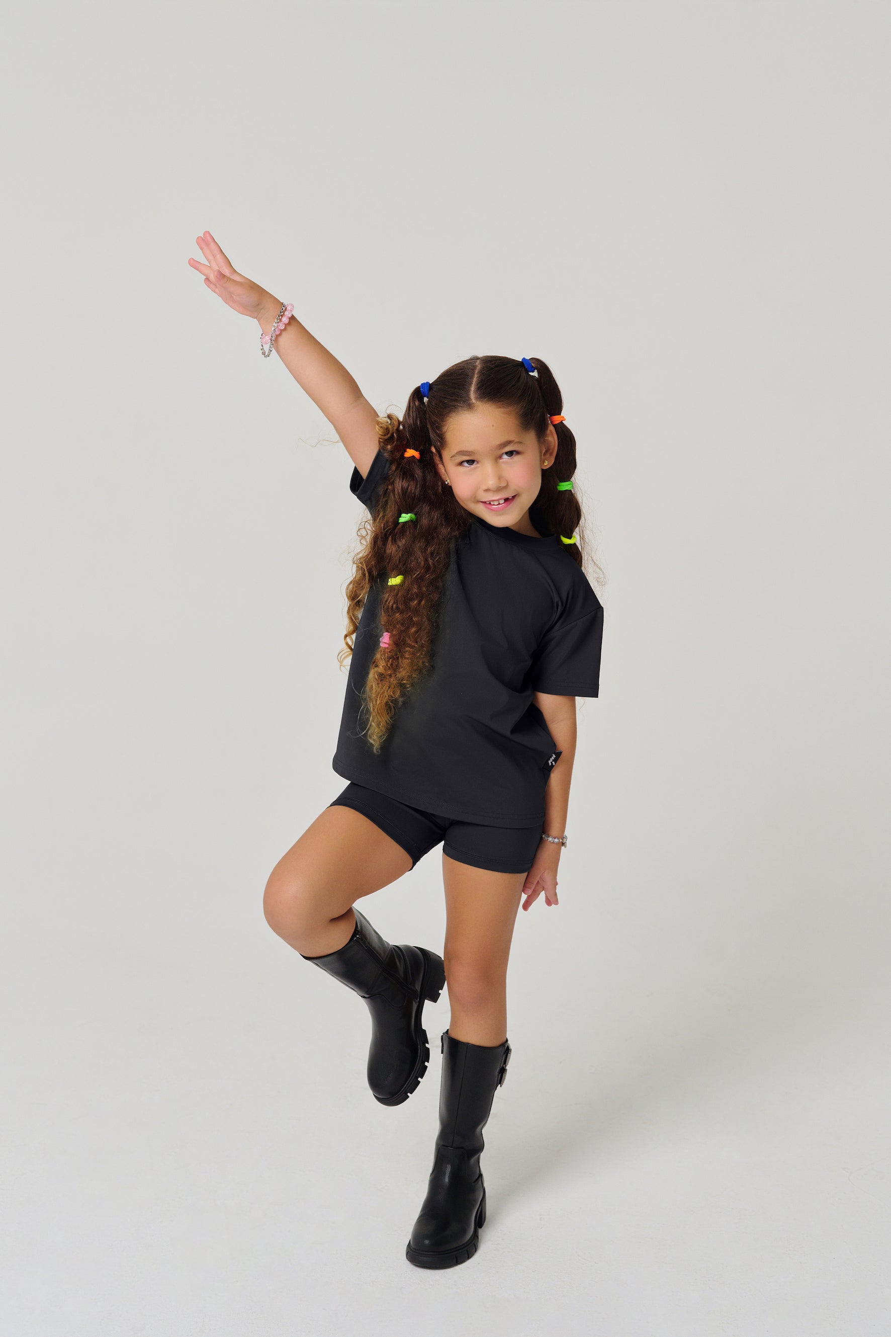 MULU Classic Kids DryFit Bikershorts - Black