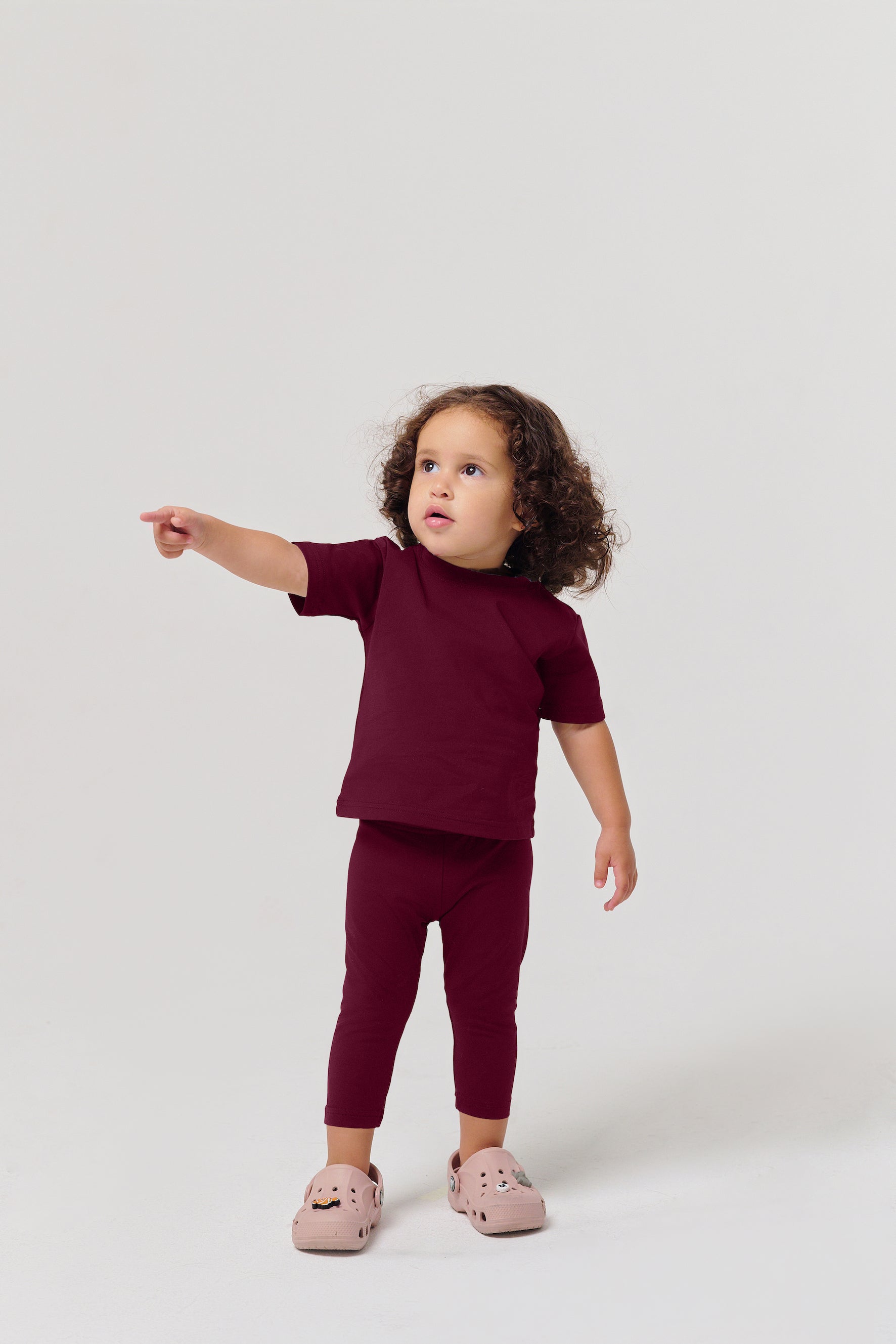 MULU Classic Unisex Baby DryFit T-shirt - Maroon