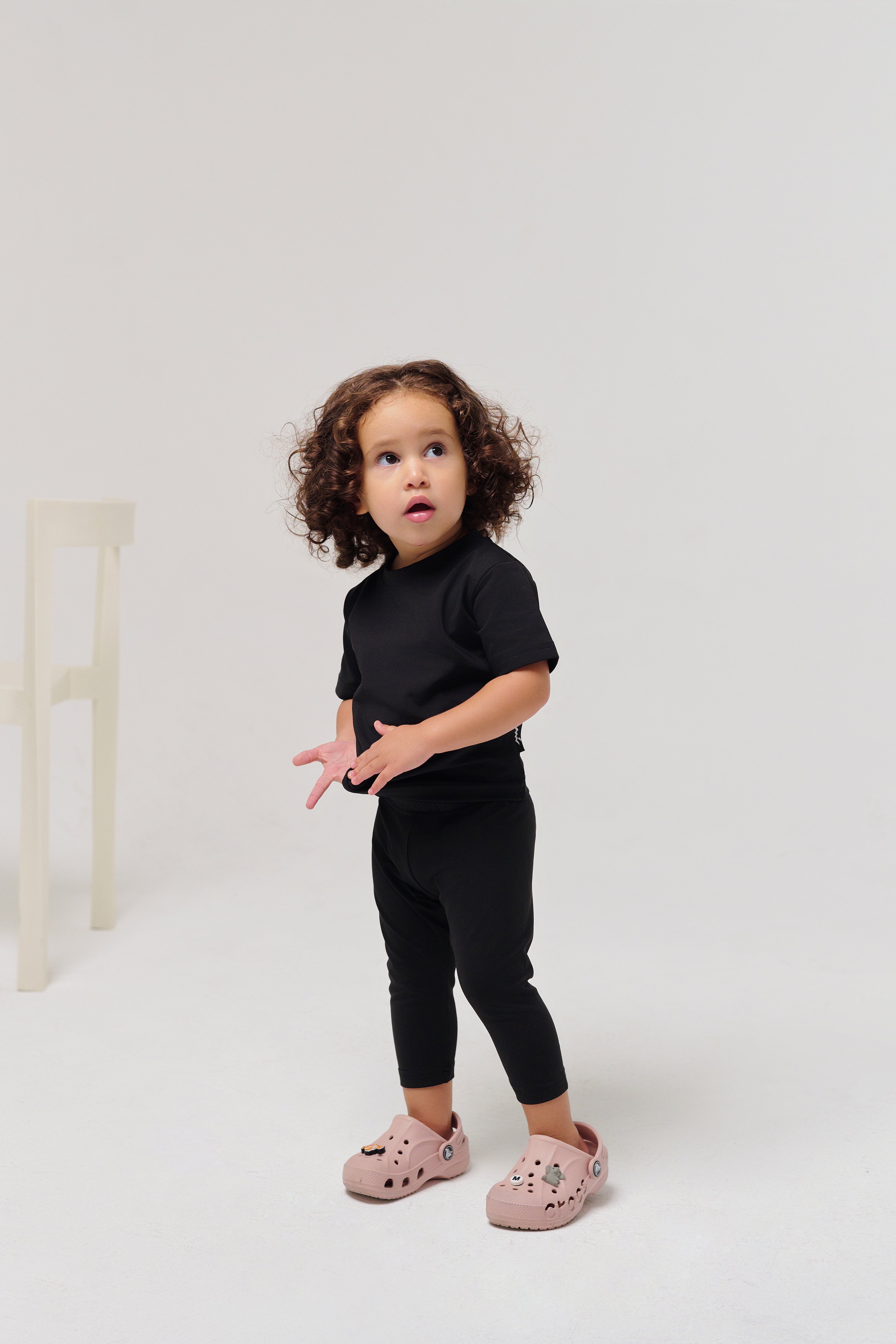 MULU Classic Unisex Baby DryFit Tights - Black