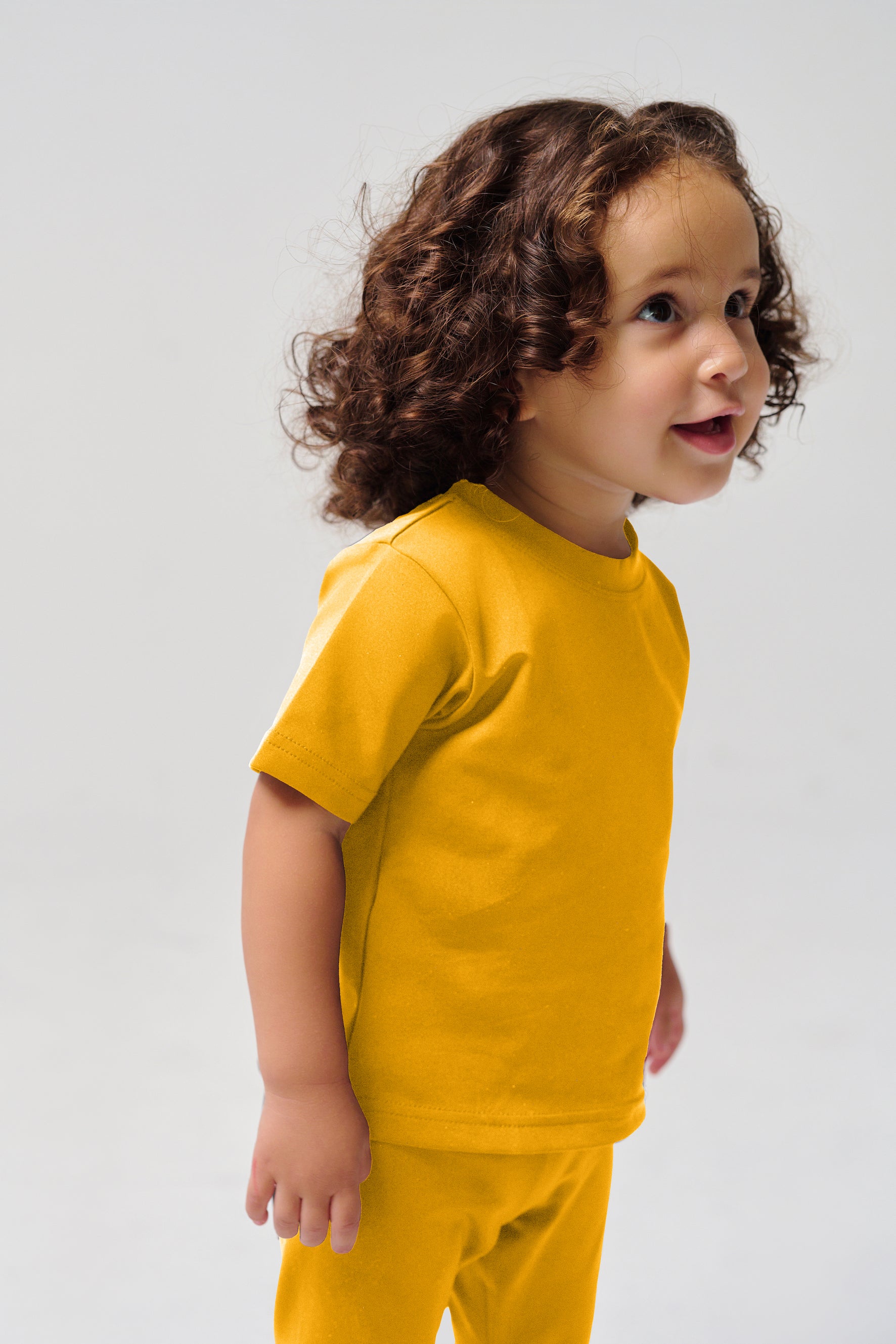 MULU Classic Unisex Baby DryFit T-shirt - Yellow