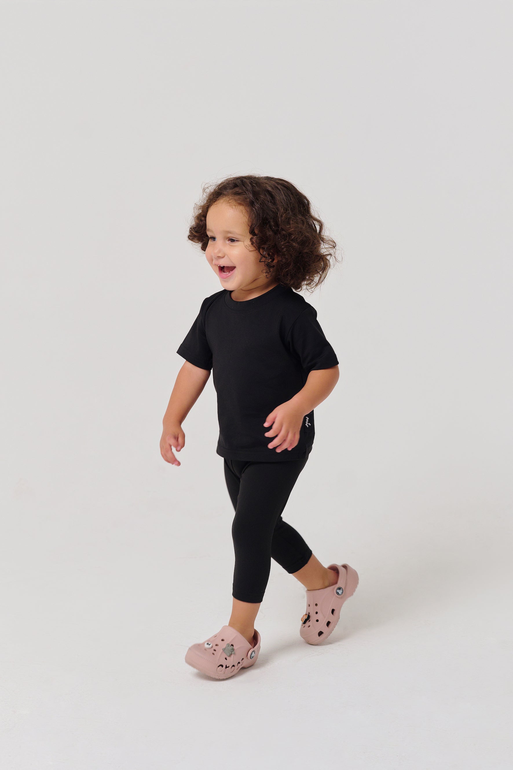 MULU Classic Unisex Baby DryFit T-shirt - Black