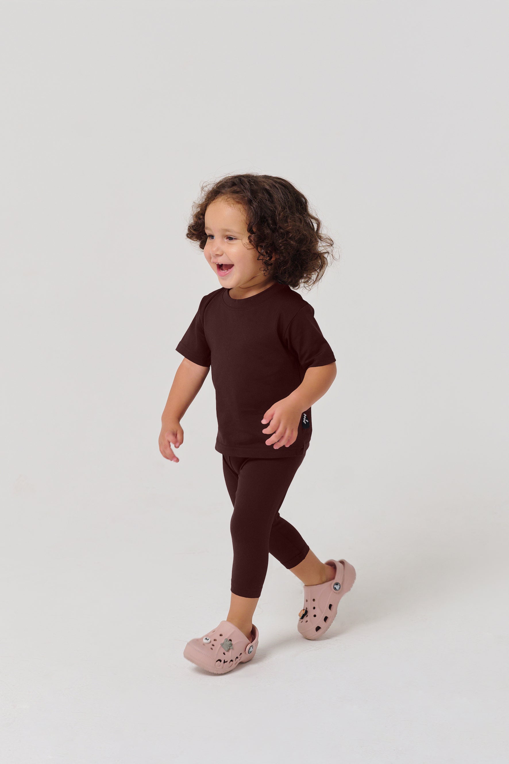MULU Classic Unisex Baby DryFit T-shirt - Brown