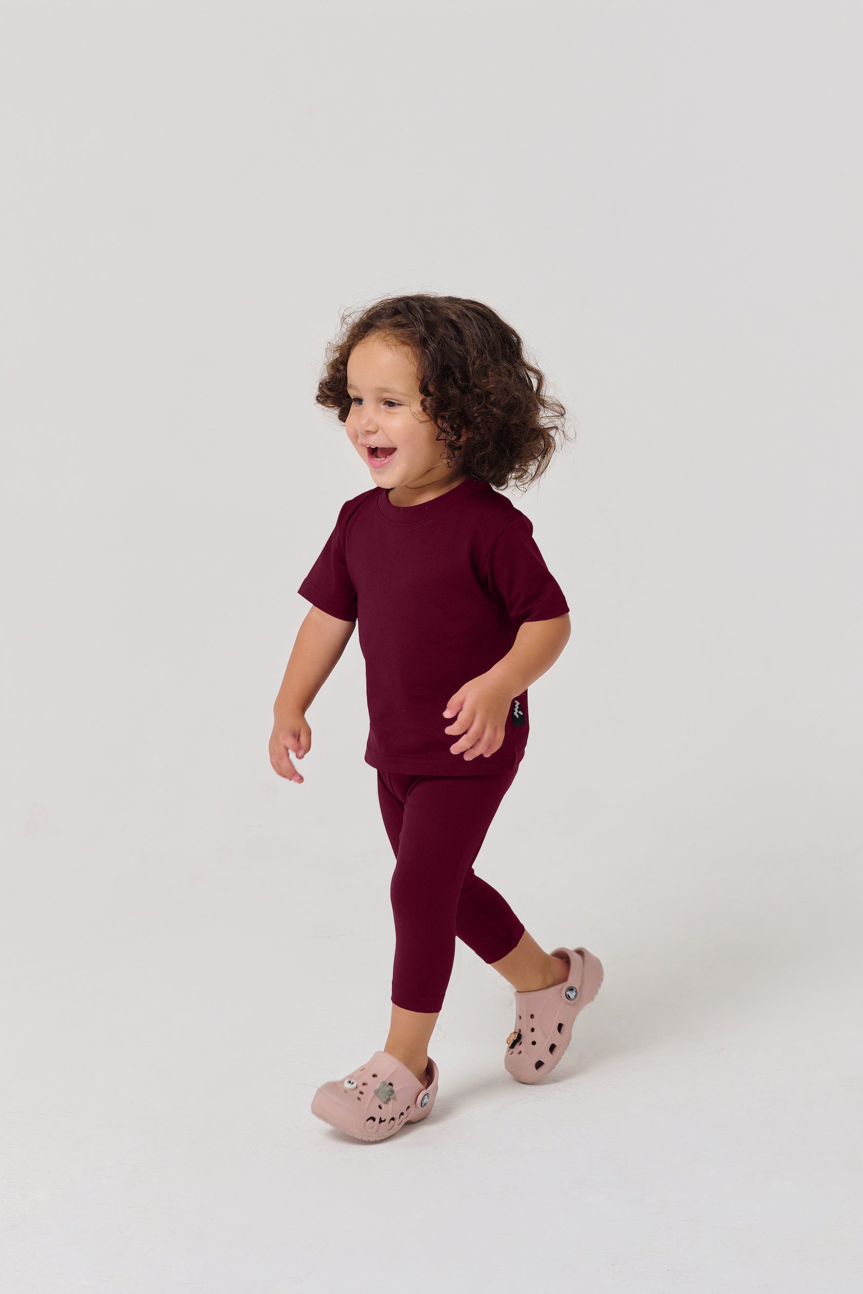 MULU Classic Unisex Baby DryFit T-shirt - Maroon