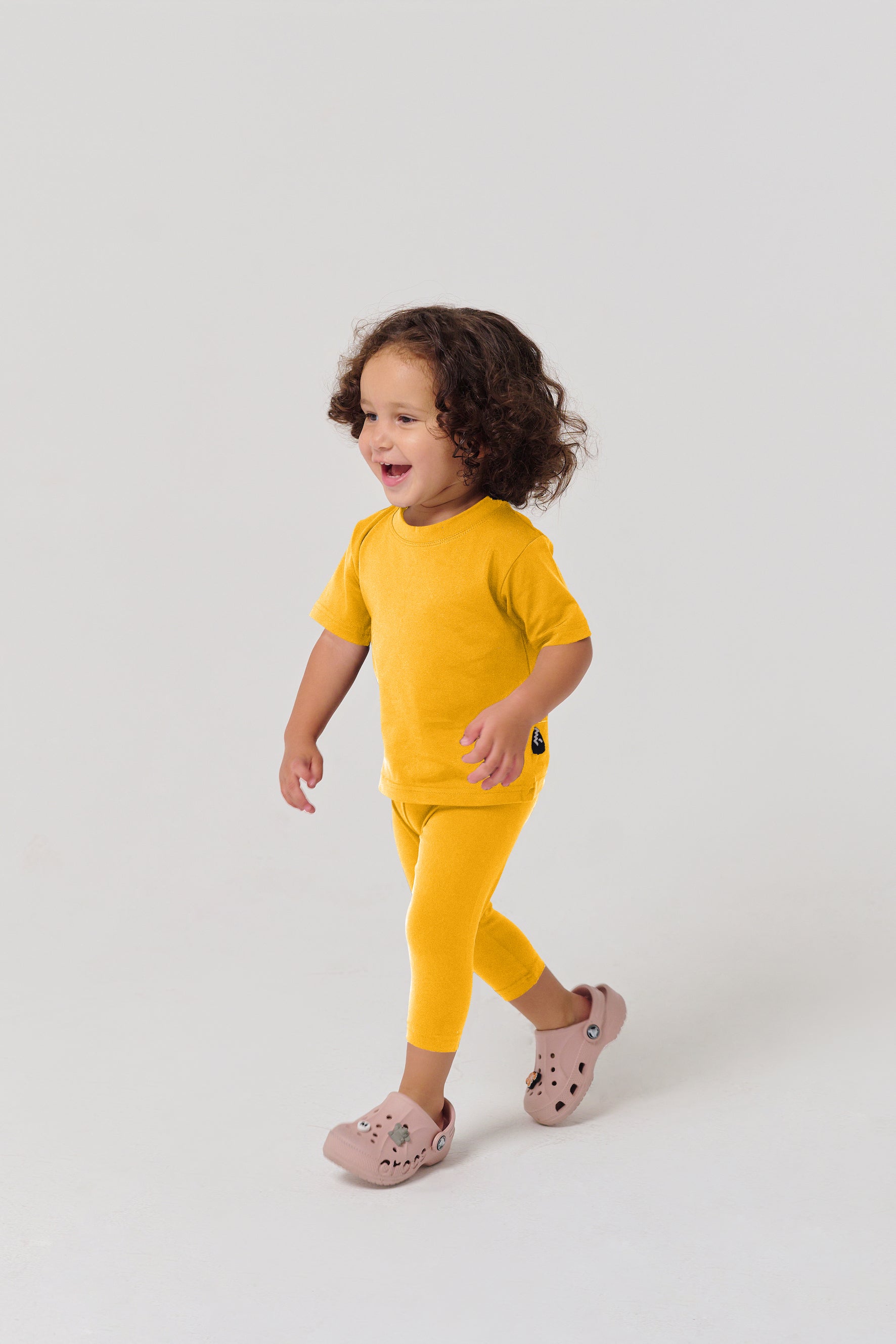 MULU Classic Unisex Baby DryFit T-shirt - Yellow