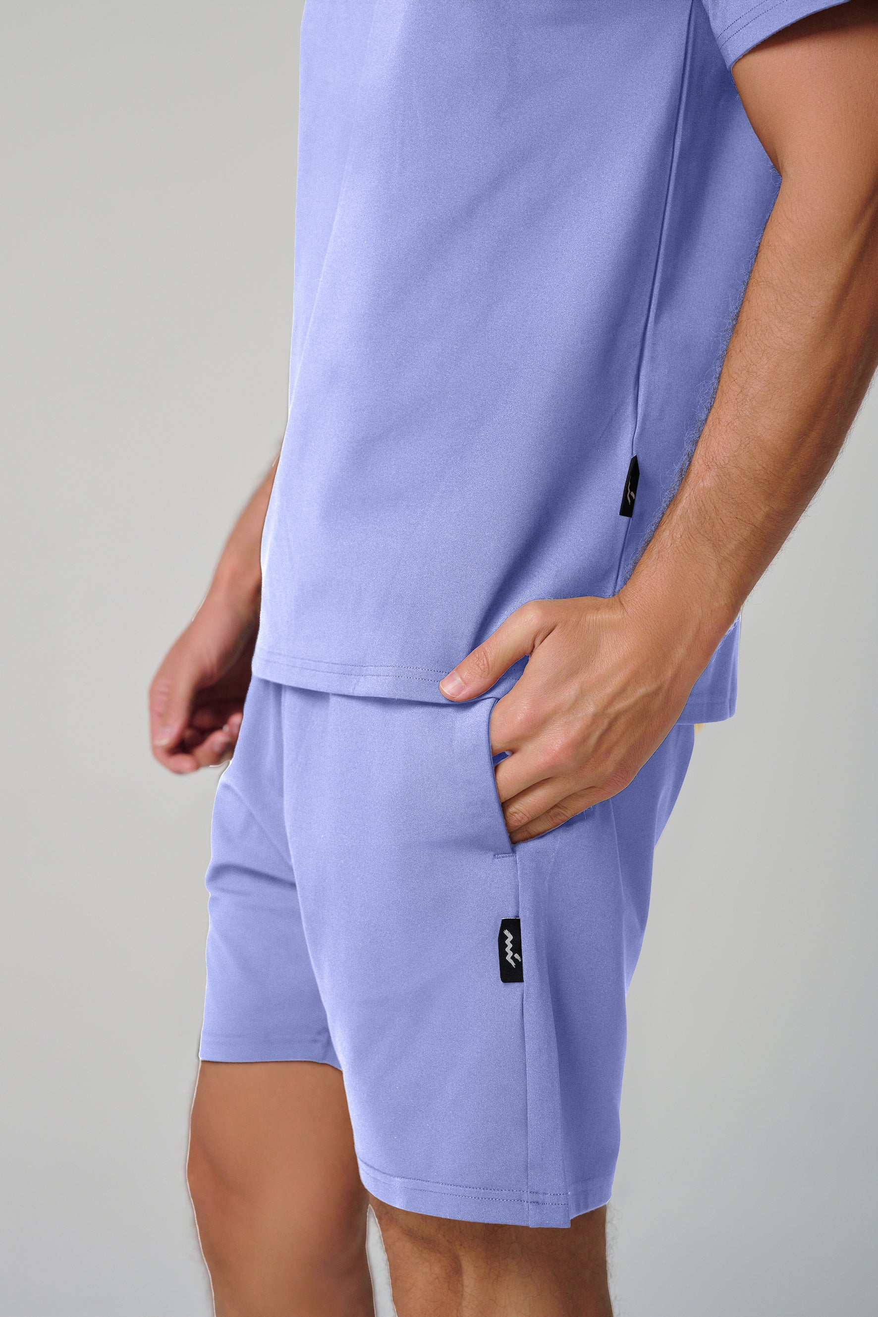 MULU Classic Men's DryFit Shorts - Blue Light
