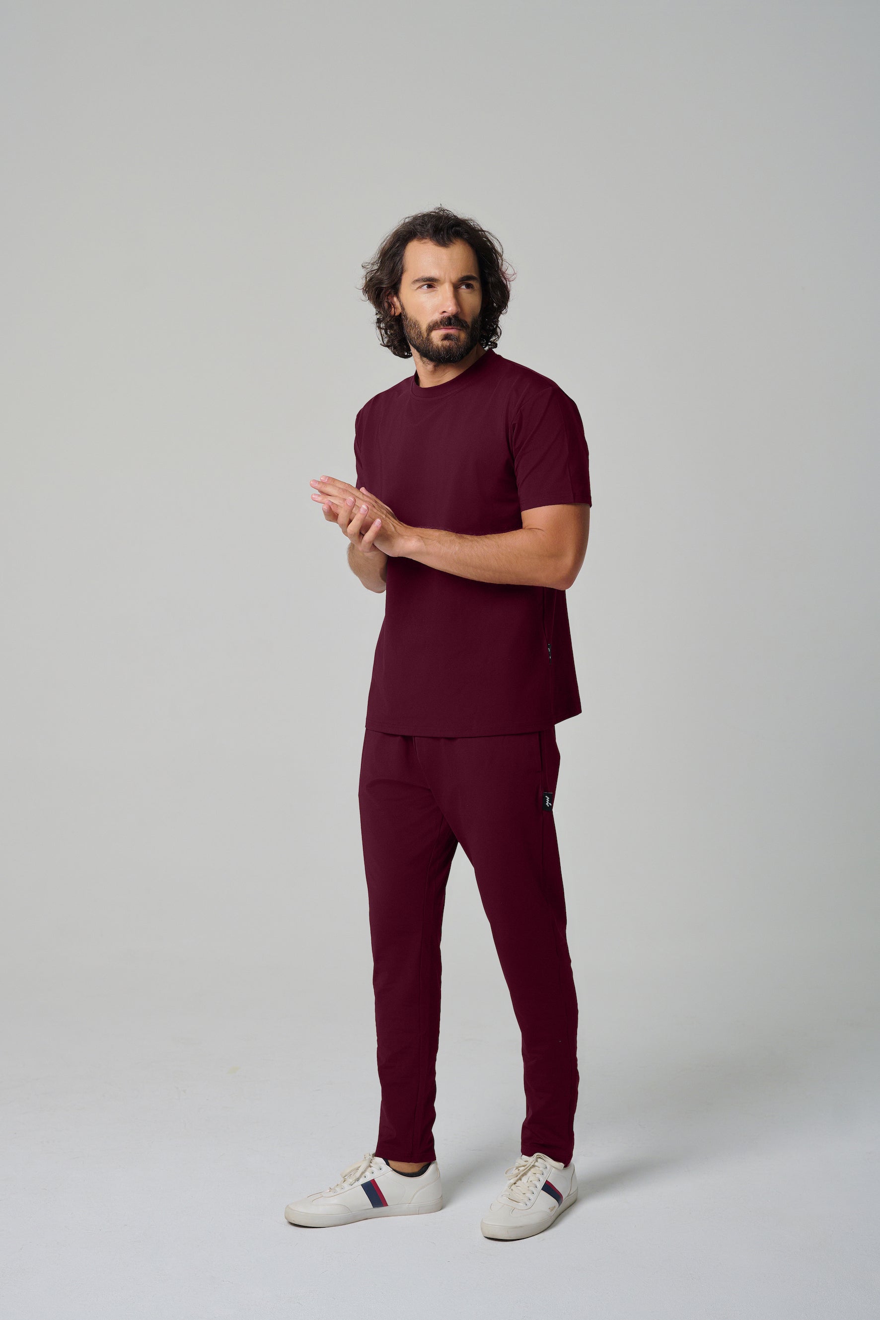 MULU Classic Men's DryFit T-shirt - Maroon