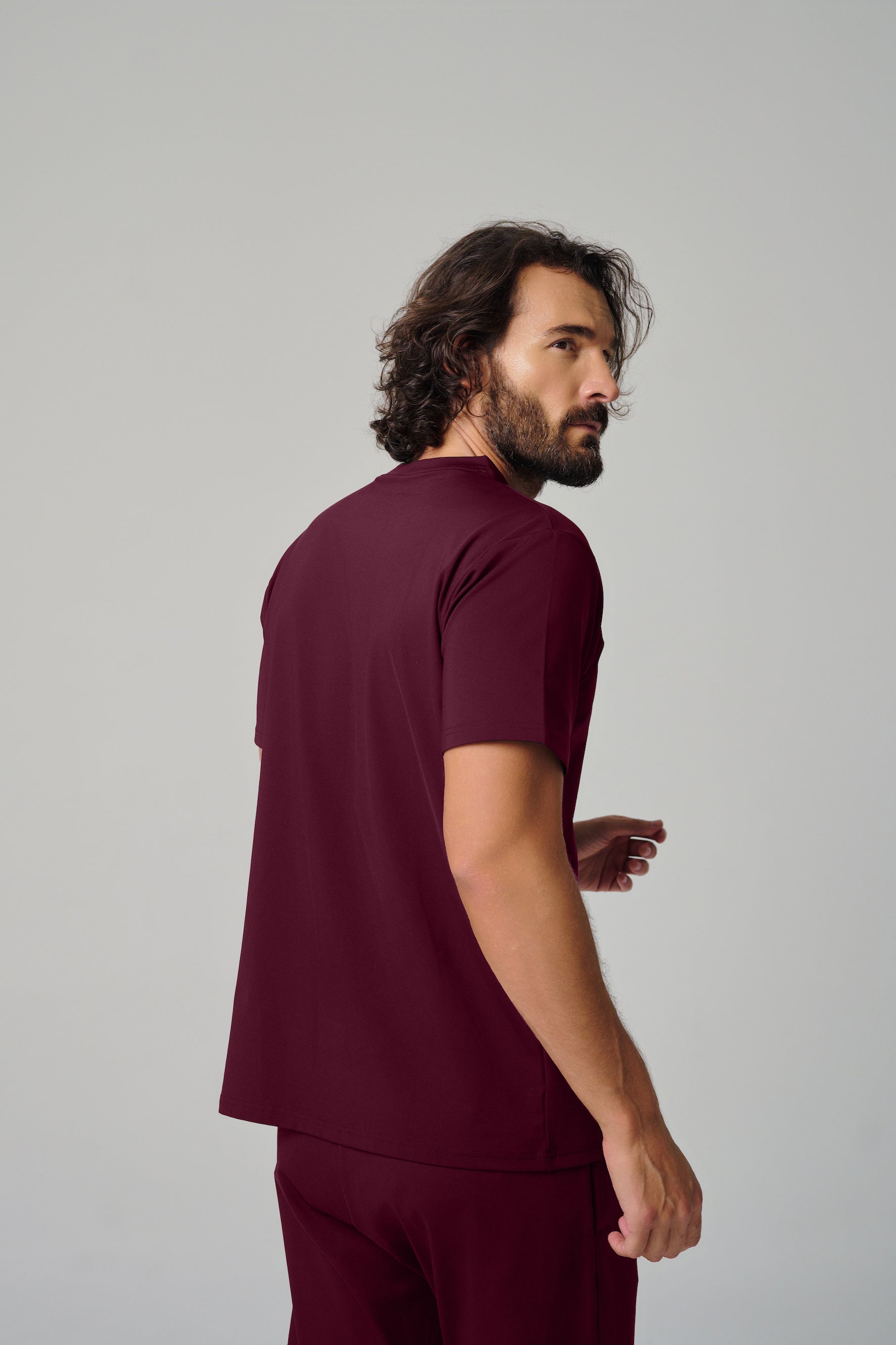 MULU Classic Men's DryFit T-shirt - Maroon