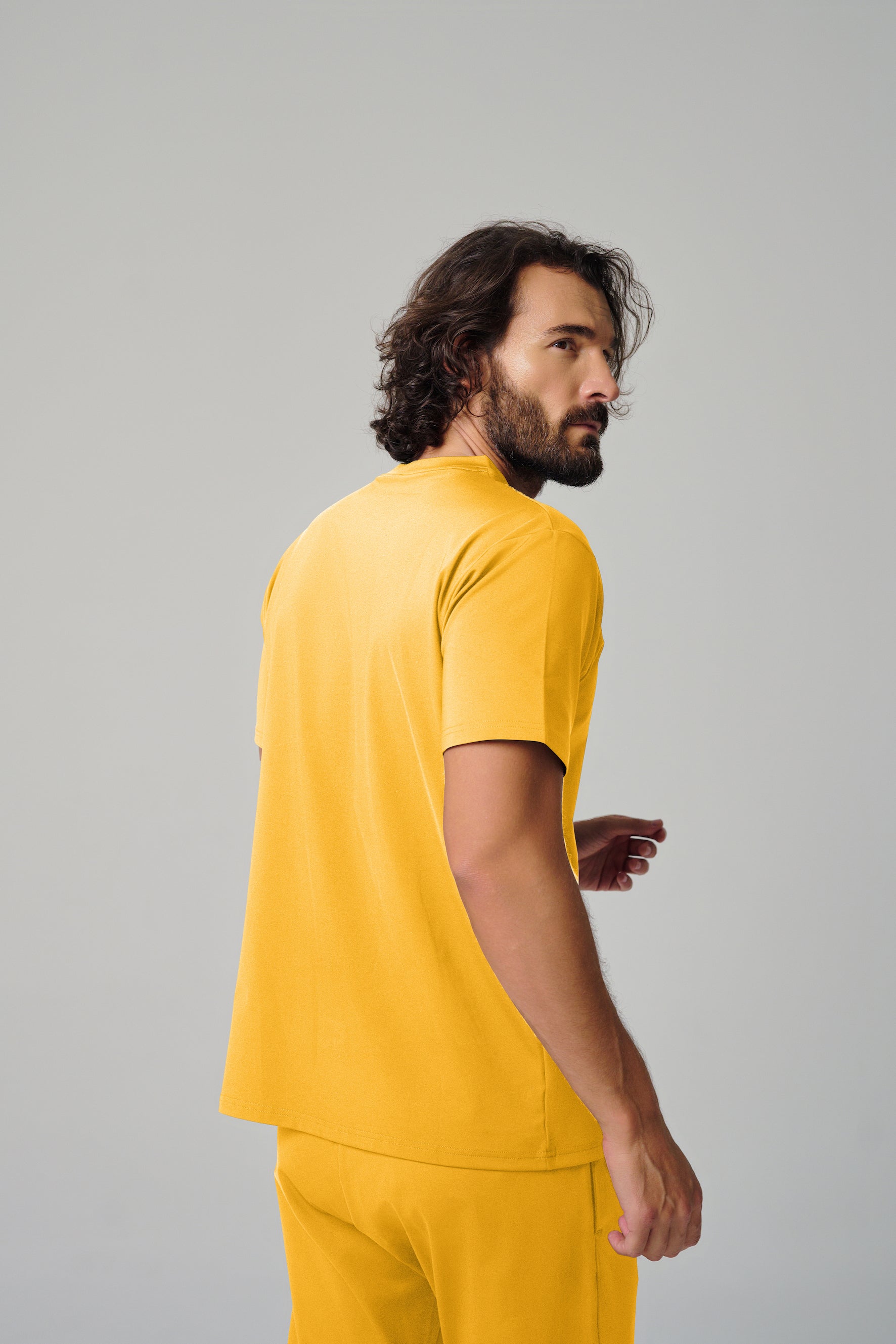 MULU Classic Men's DryFit T-shirt - Yellow