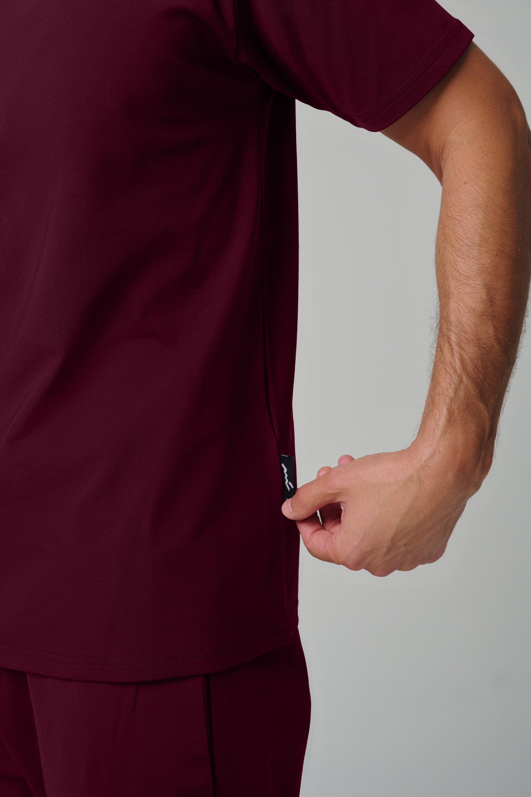 MULU Classic Men's DryFit T-shirt - Maroon