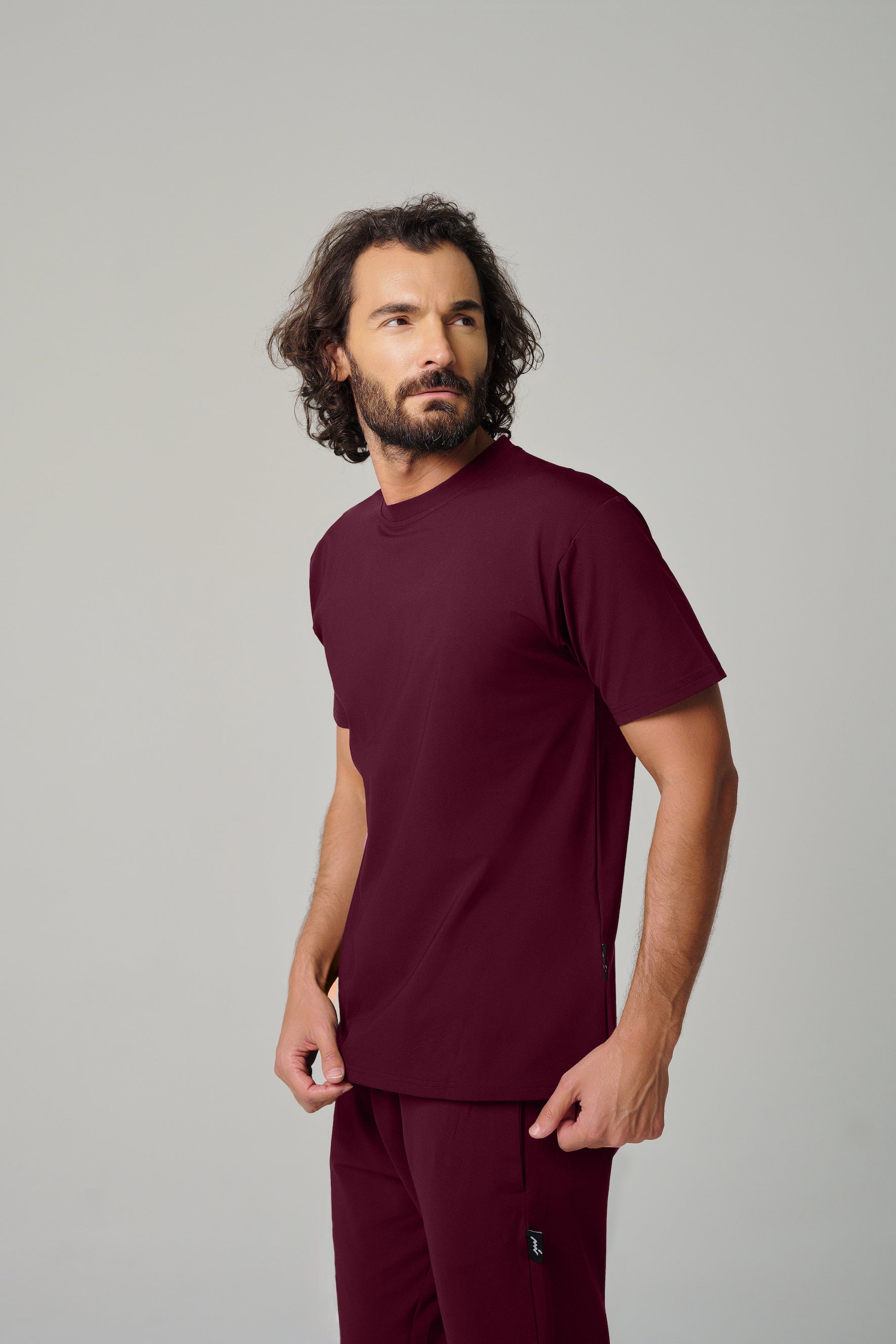 MULU Classic Men's DryFit T-shirt - Maroon