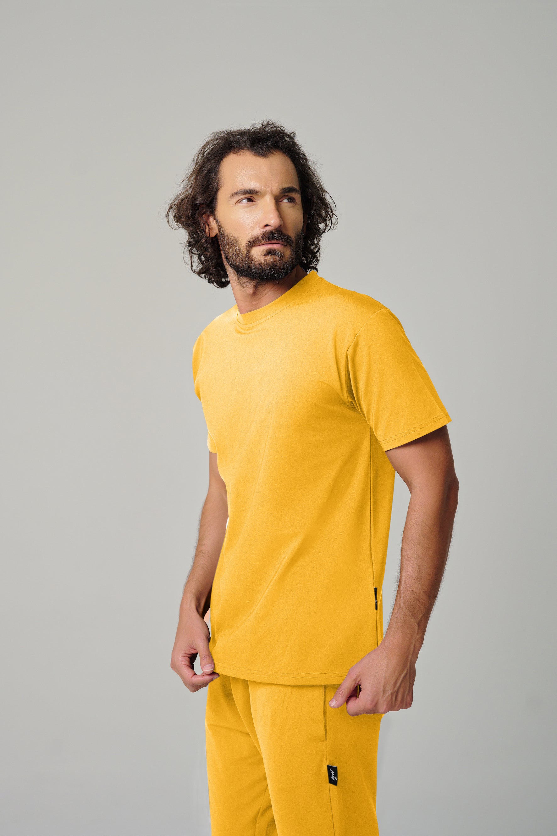 MULU Classic Men's DryFit T-shirt - Yellow