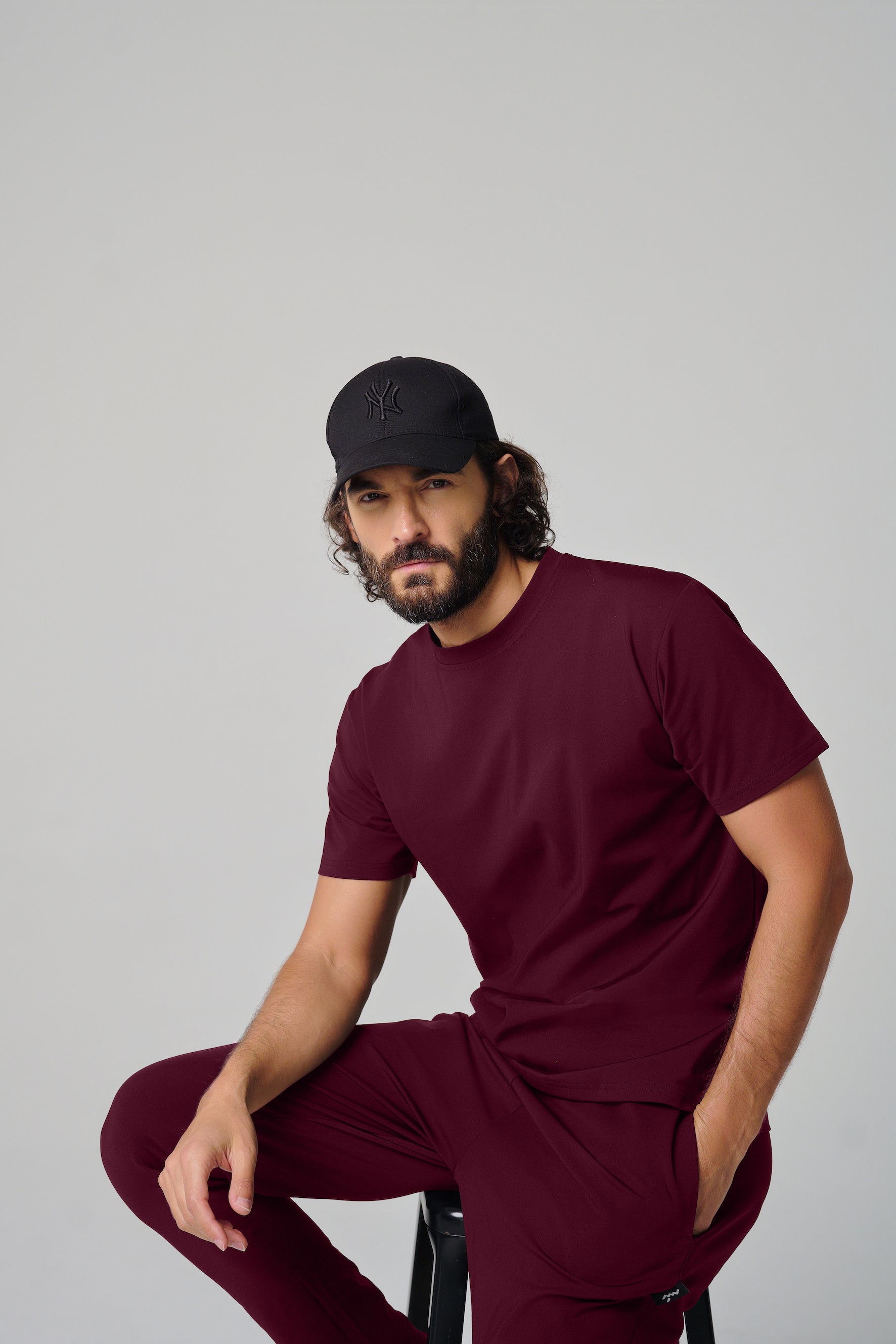 MULU Classic Men's DryFit Pants - Maroon