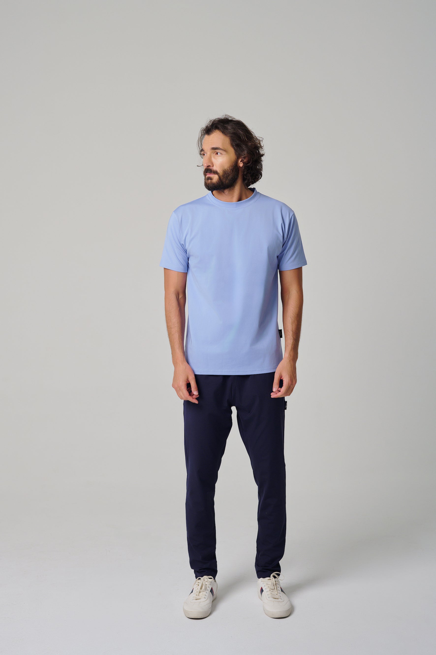 MULU Classic Men's DryFit T-shirt - Light Blue
