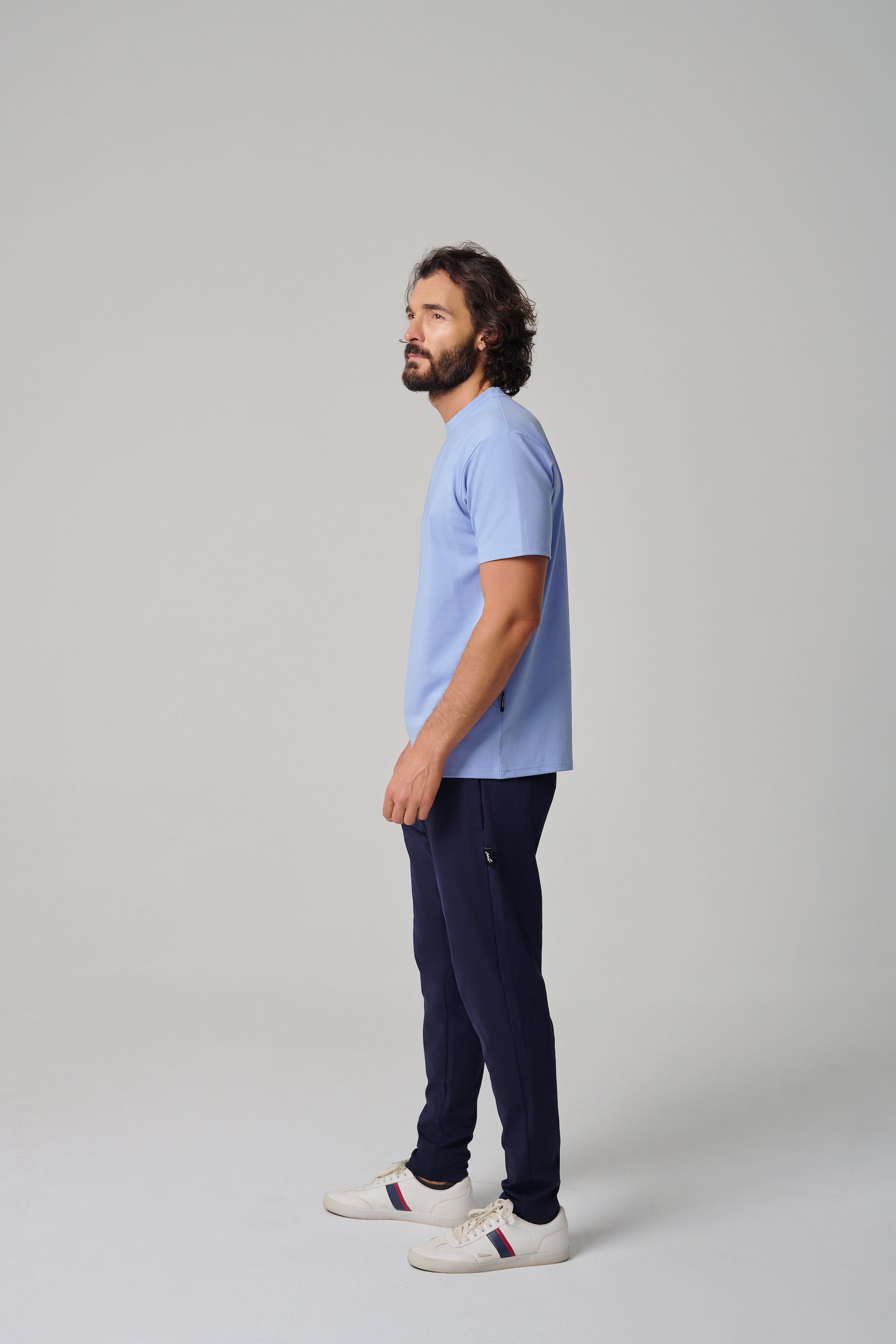 MULU Classic Men's DryFit T-shirt - Light Blue