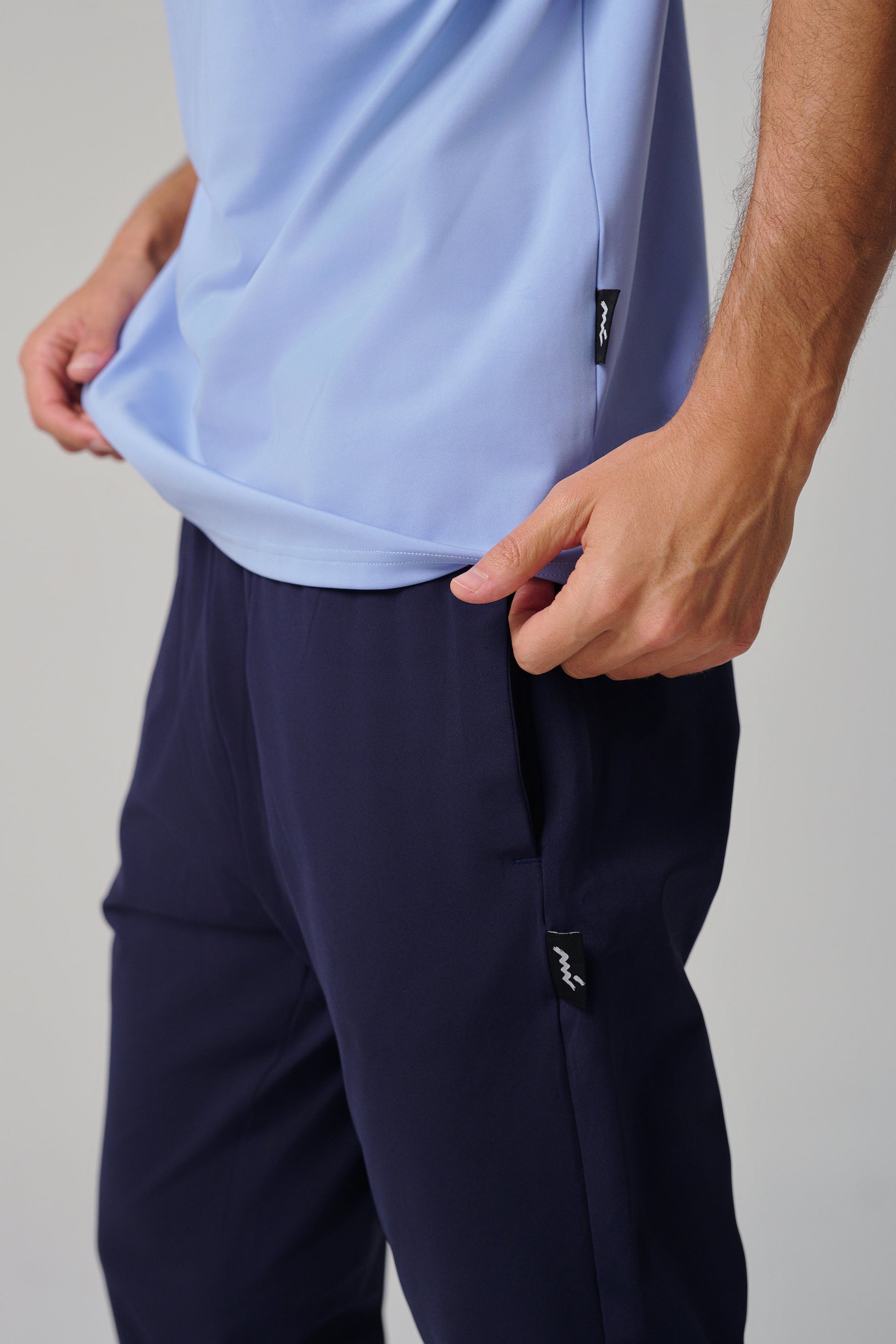MULU Classic Men's DryFit T-shirt - Light Blue