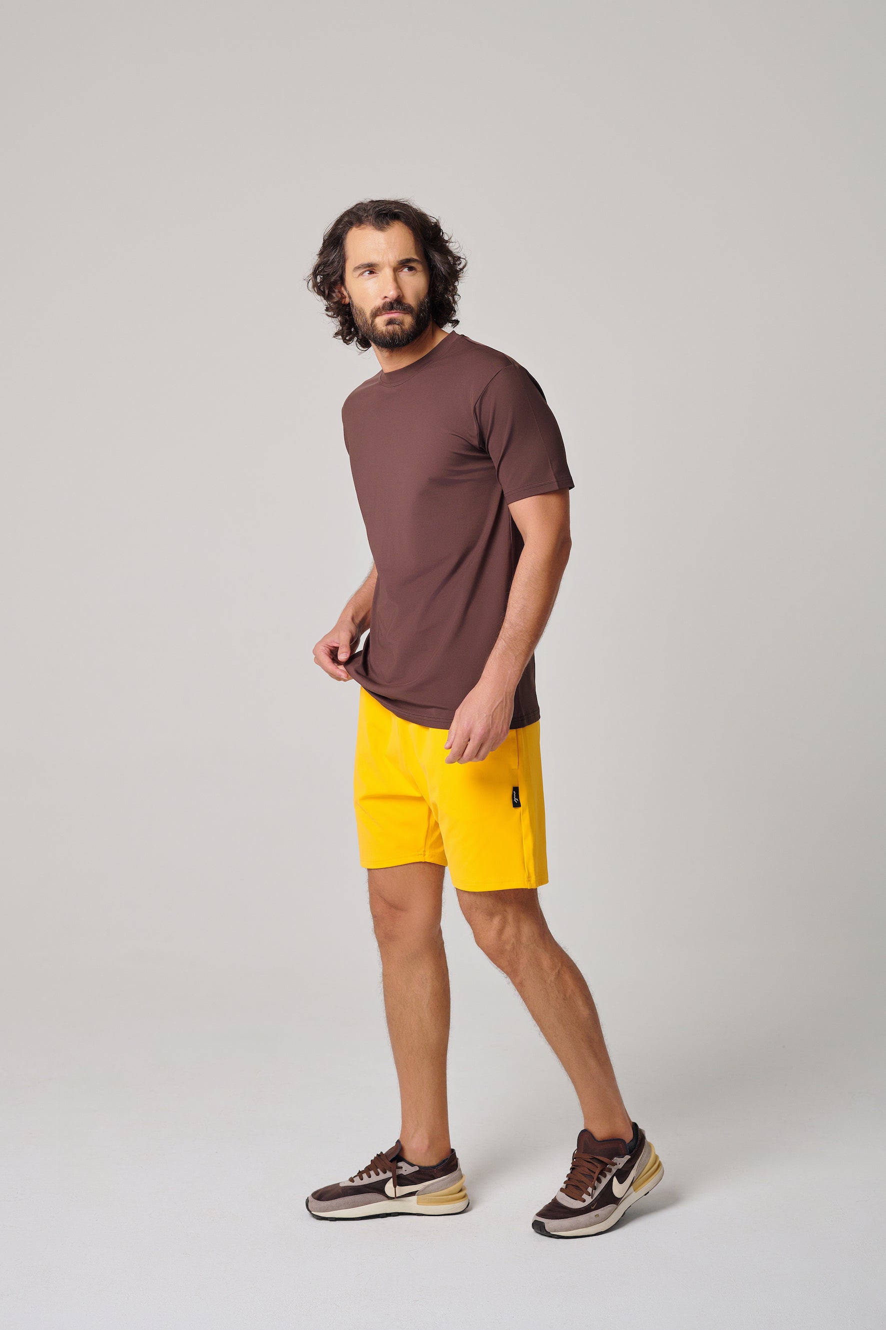 MULU Classic Men's DryFit Shorts - Yellow