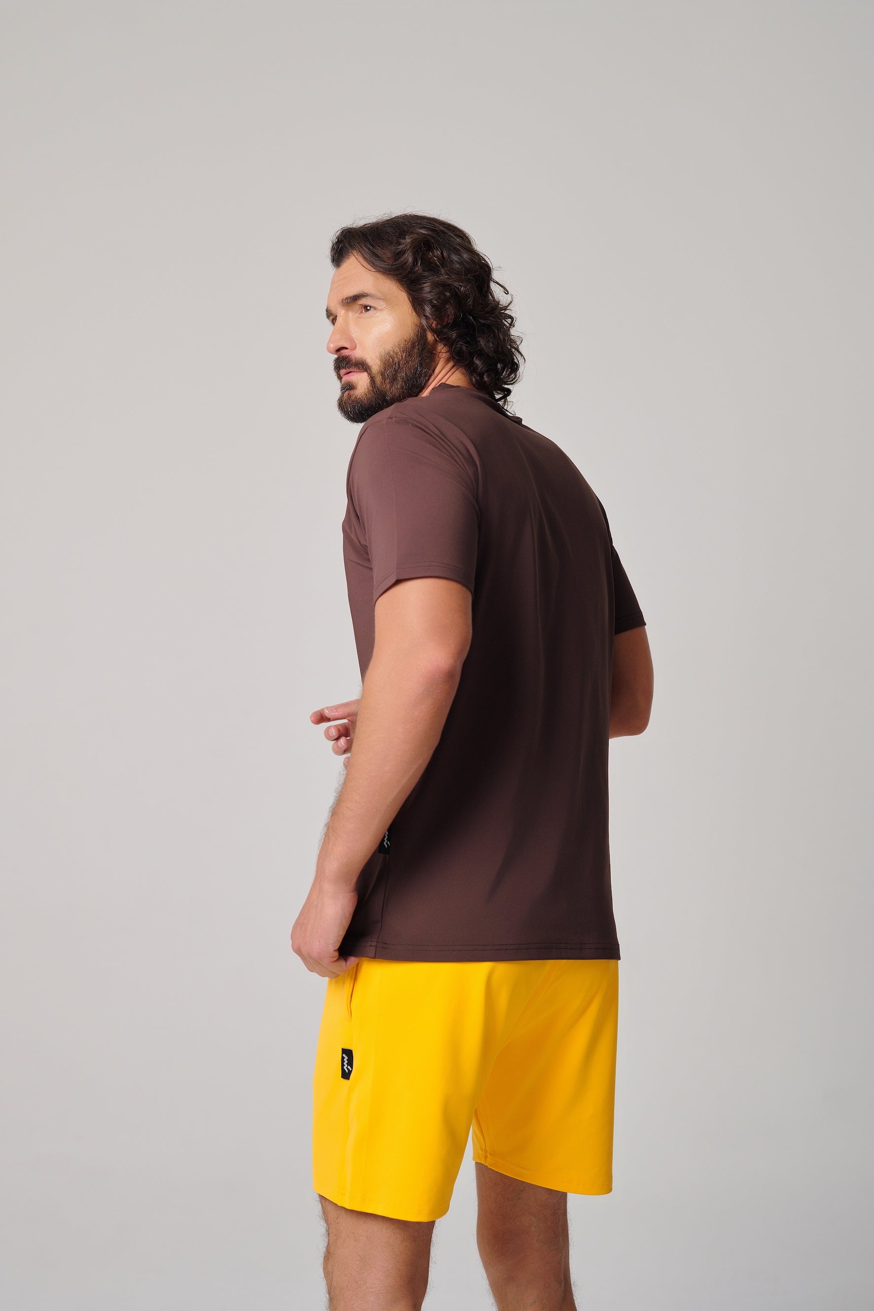 MULU Classic Men's DryFit Shorts - Yellow
