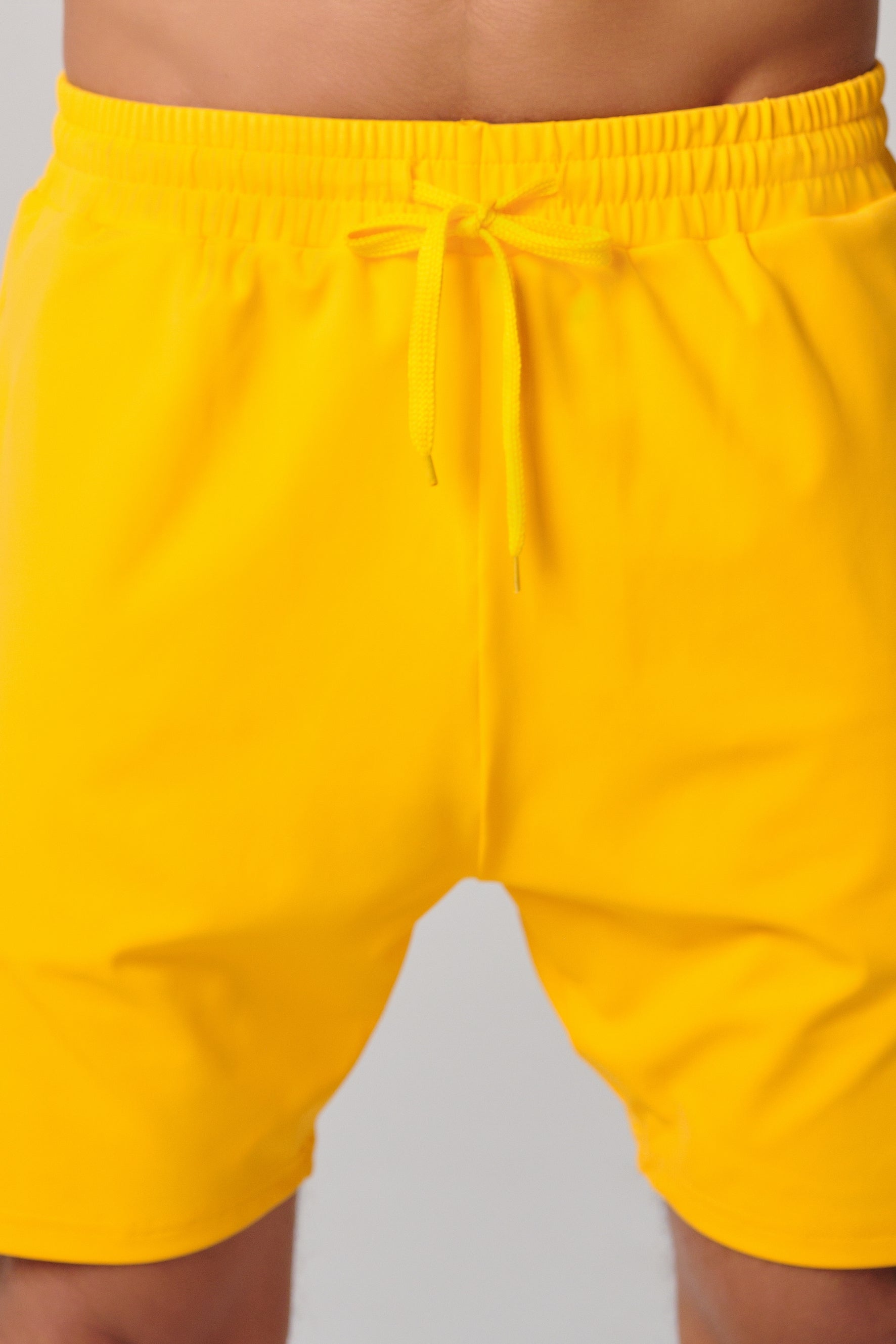 MULU Classic Men's DryFit Shorts - Yellow