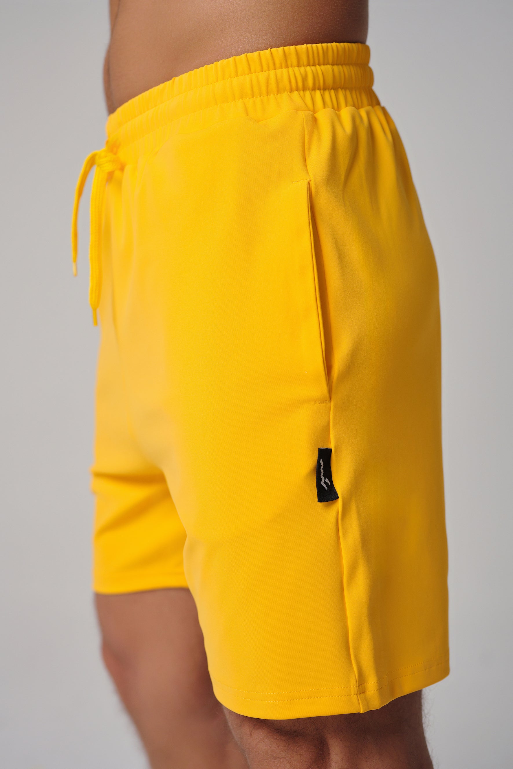 MULU Classic Men's DryFit Shorts - Yellow