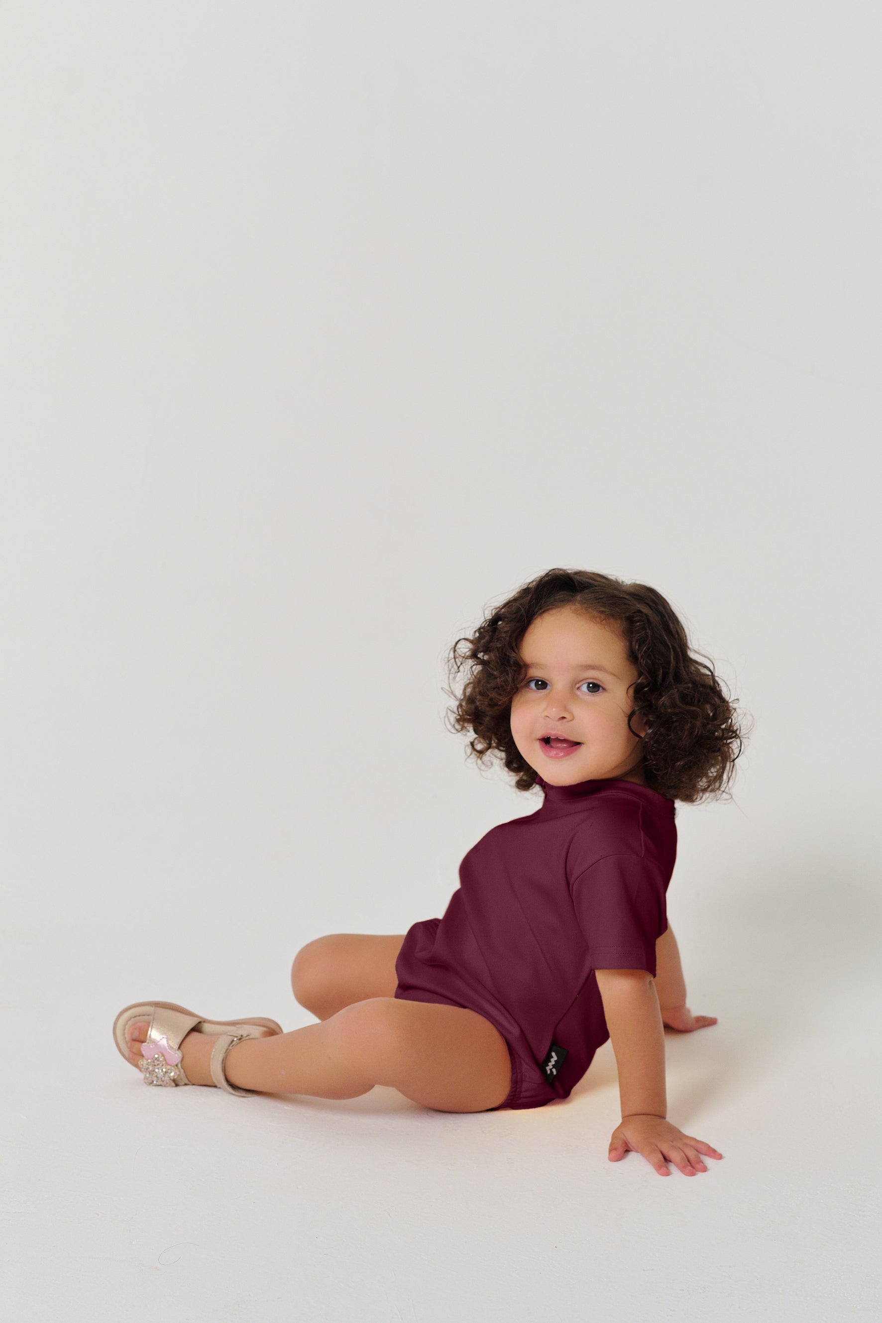 MULU Classic Unisex Baby DryFit Romper - Maroon