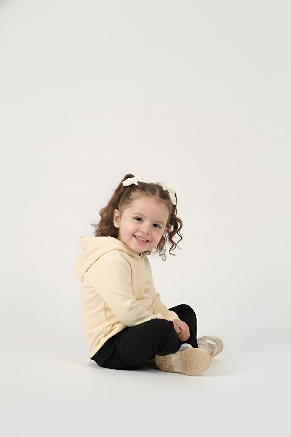 MULU Classic Baby Oversized Hoodie - Eggshell Yellow