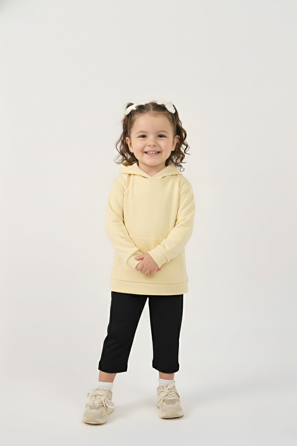 MULU Classic Baby Oversized Hoodie - Eggshell Yellow
