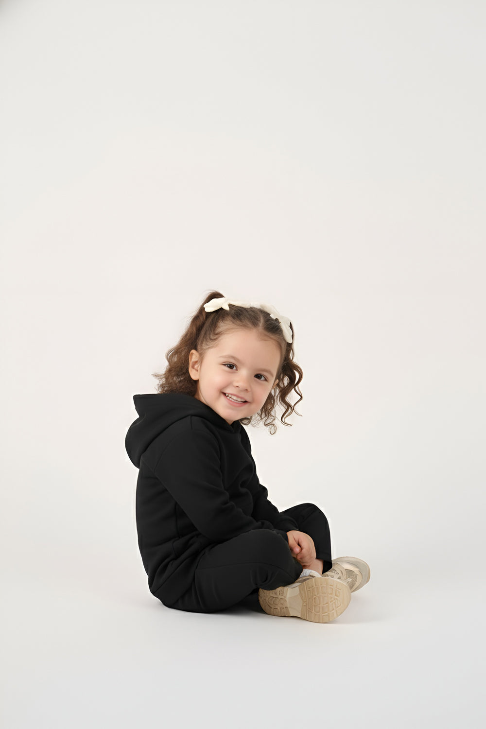 MULU Classic Baby Oversized Hoodie - Black