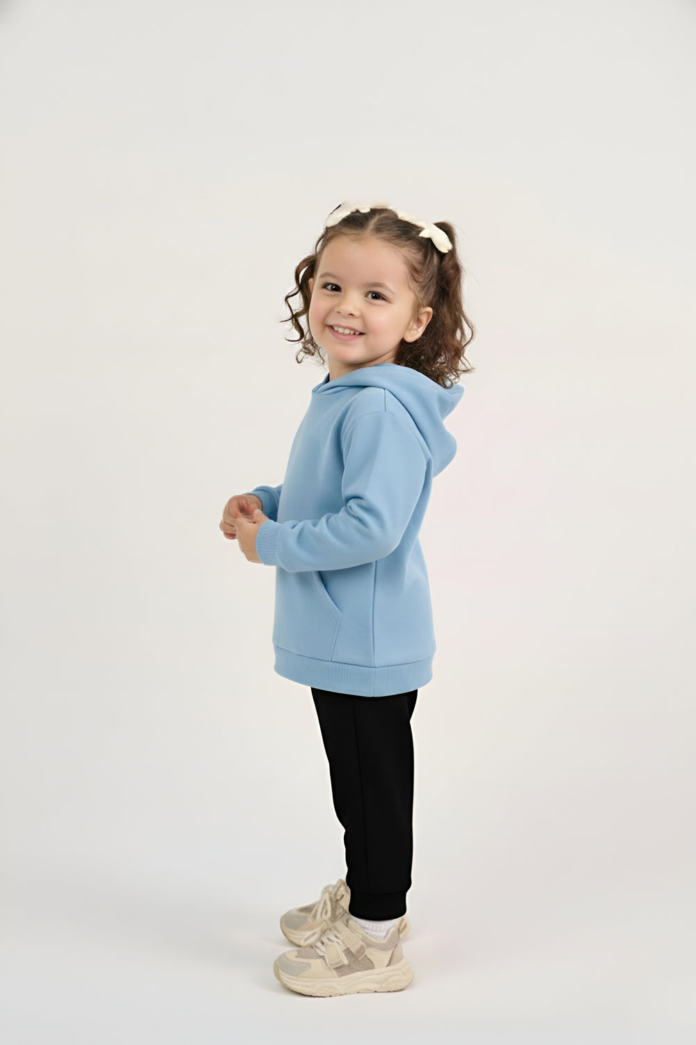 MULU Classic Baby Oversized Hoodie - Baby Blue