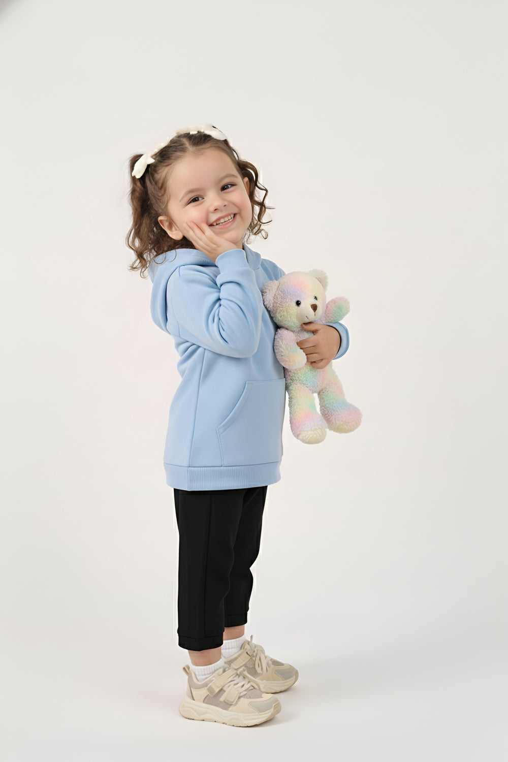 MULU Classic Baby Oversized Hoodie - Baby Blue