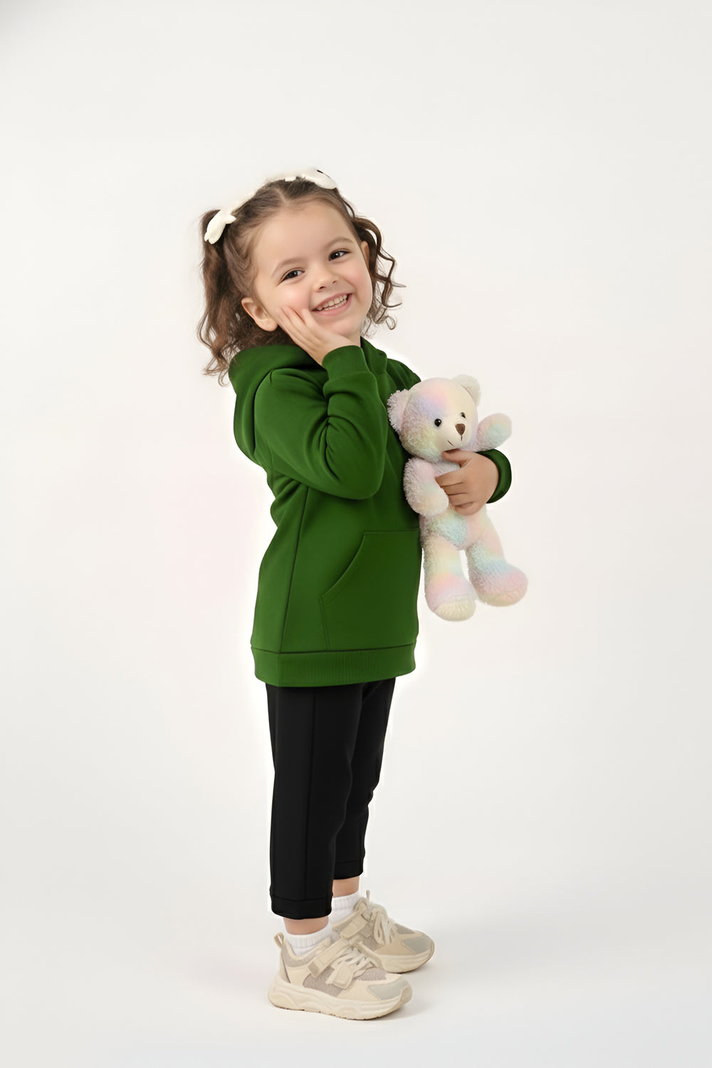 MULU Classic Oversized Kids Hoodie - Green