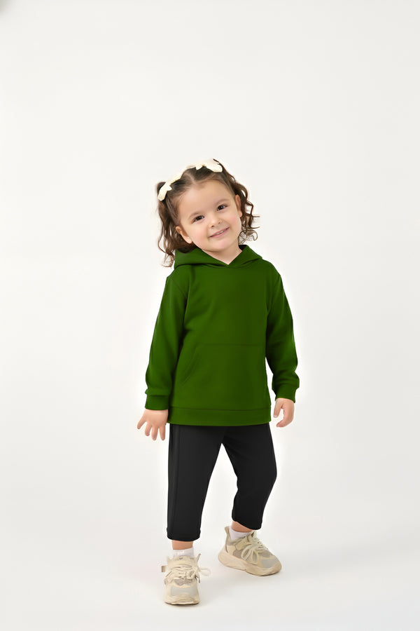 MULU Classic Oversized Kids Hoodie - Green