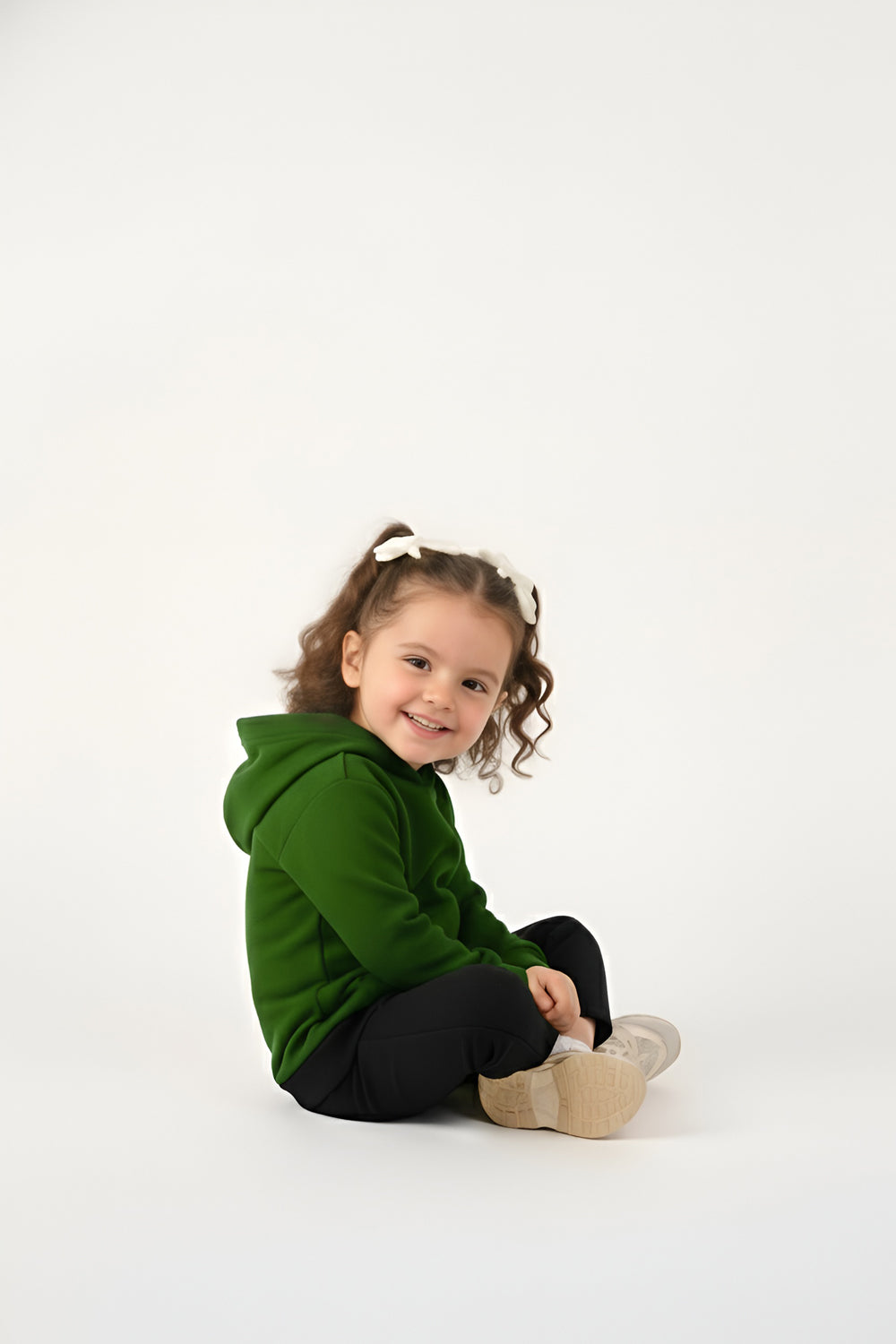 MULU Classic Oversized Kids Hoodie - Green