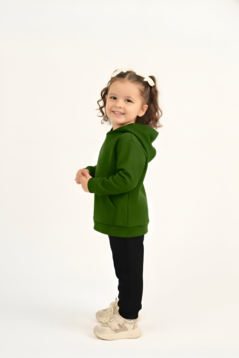 MULU Classic Oversized Kids Hoodie - Green